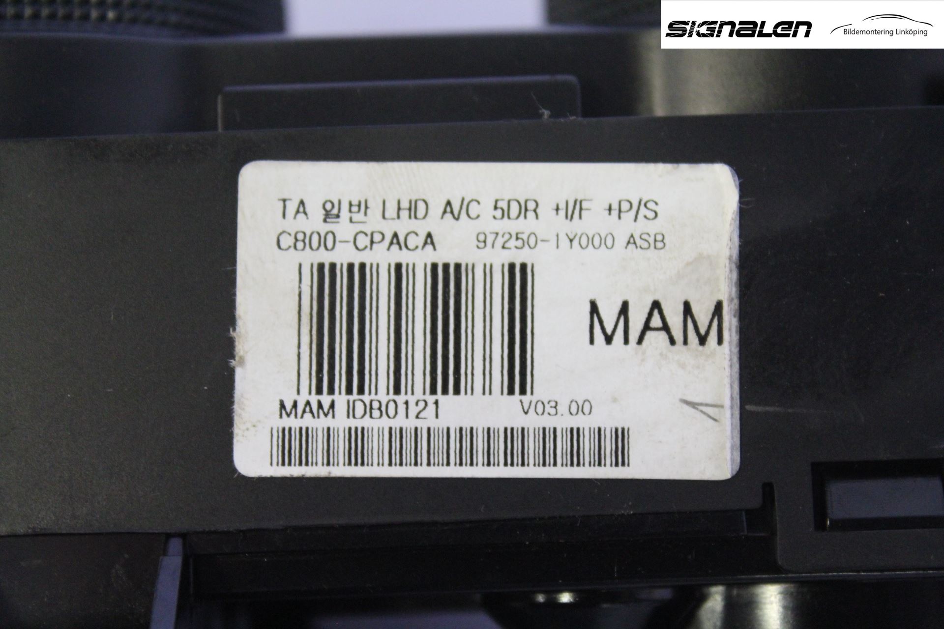 Kia PICANTO 12-17 Varme Ac Betjening-Display