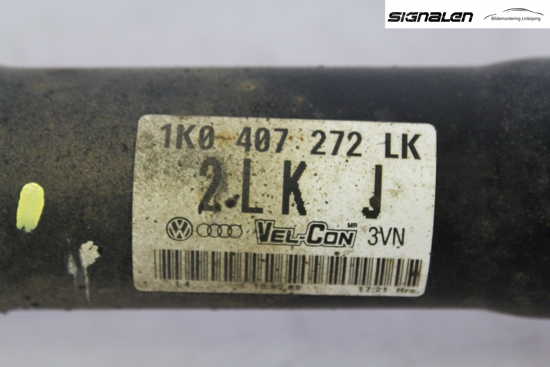 Volkswagen VW GOLF V 04-09 Drivaksel Foran Kompl Høyre