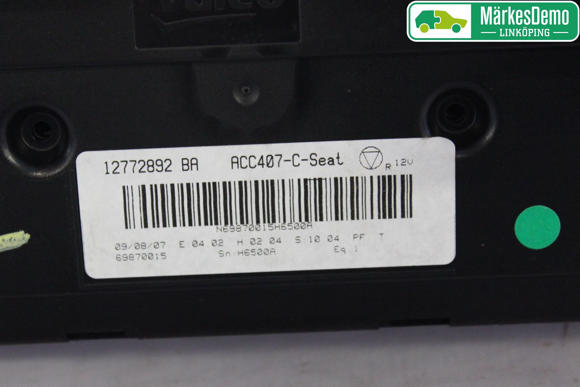 Saab 9-3 VER2/VER3 08-15 Varme Ac Betjening-Display