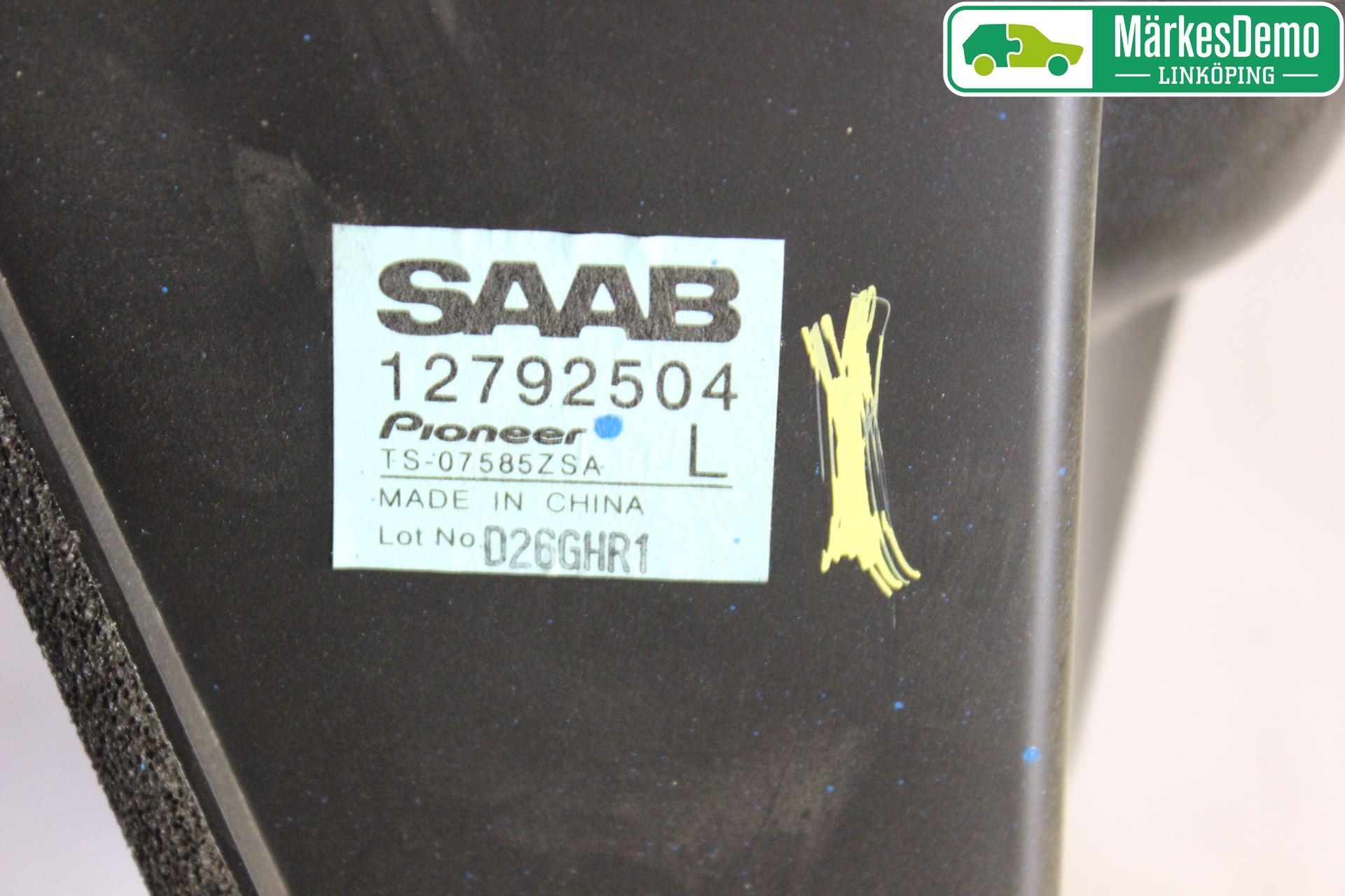 Saab 9-3 VER2/VER3 08-15 Innr Høyttaler