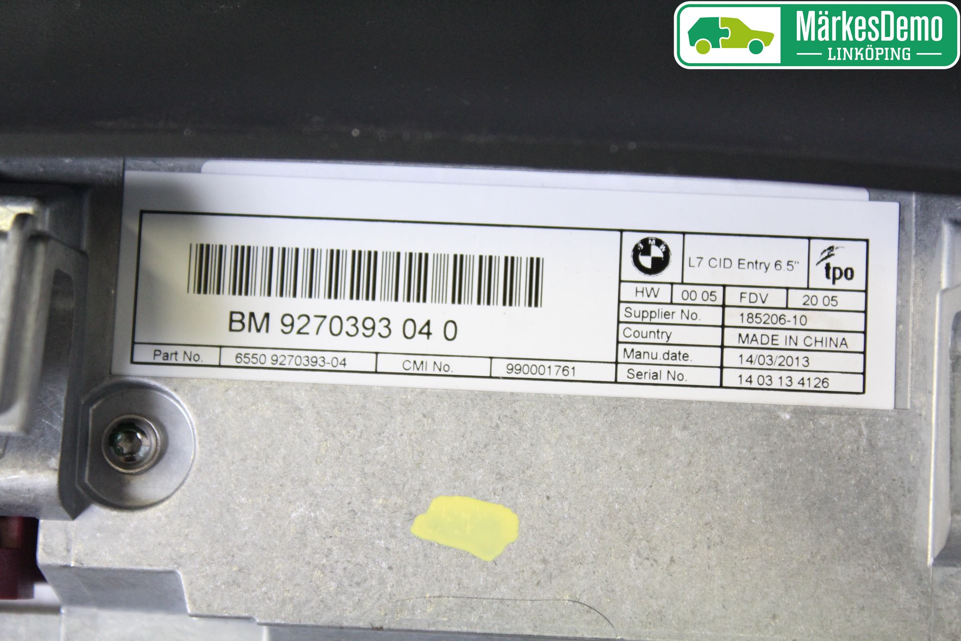 BMW 3 GT F34 13-19 Kjørecomputer