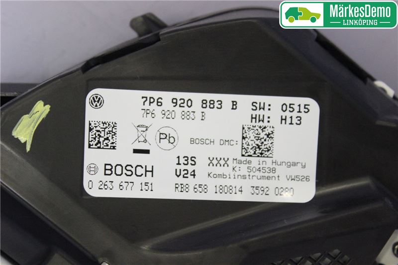 Volkswagen VW TOUAREG 7P 11-18 Instr Kombinert