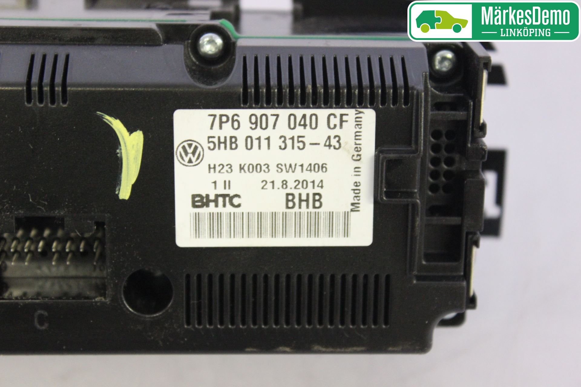 Volkswagen VW TOUAREG 7P 11-18 Varme Ac Betjening-Display