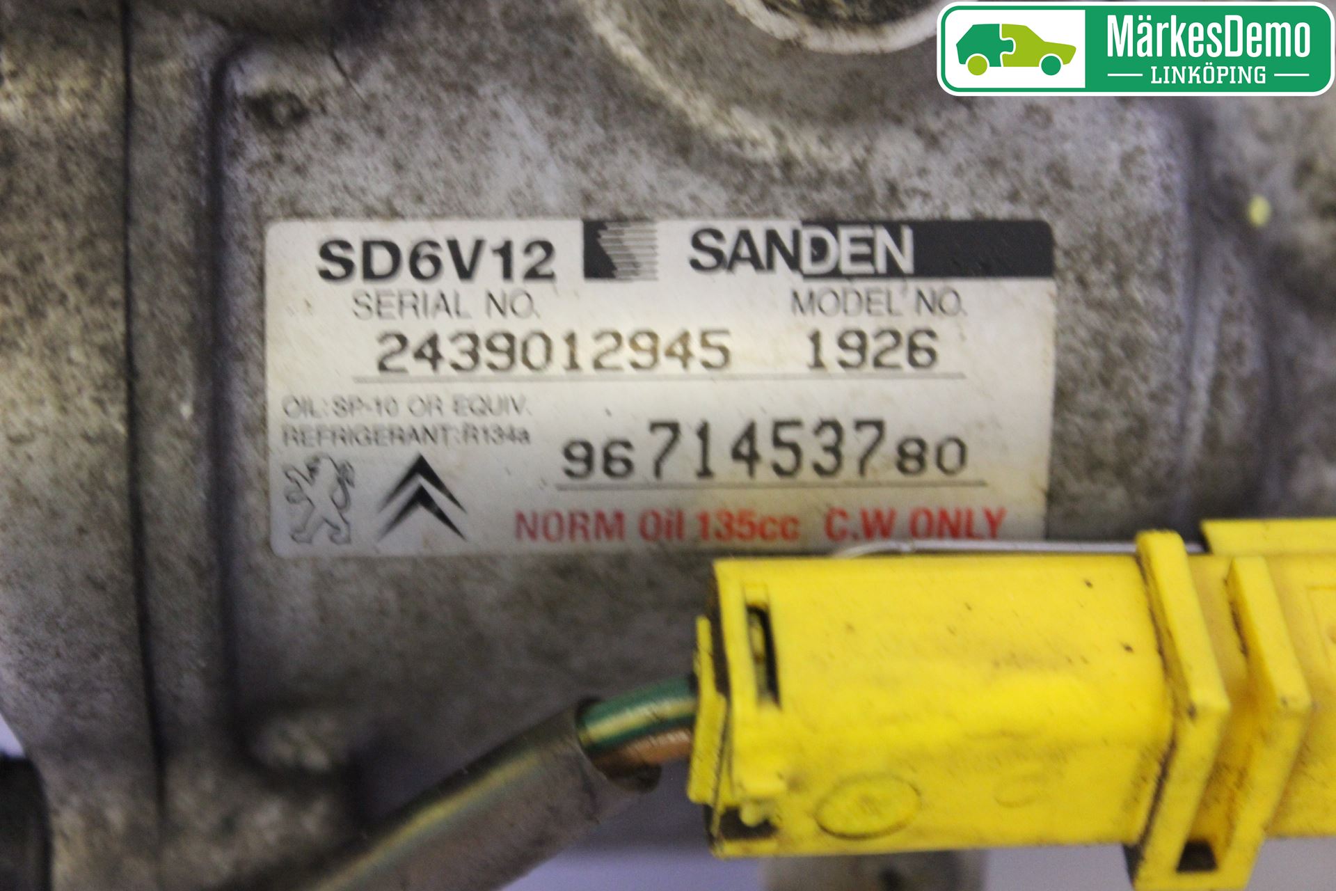 Peugeot 206+ 10-13 Varme Ac Kompressor