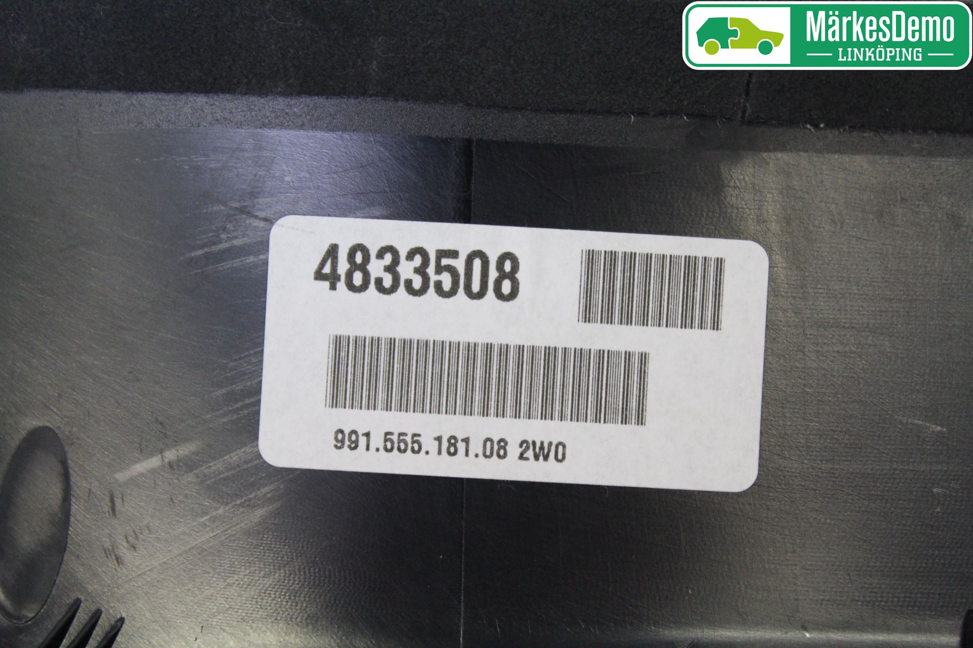 Porsche 911 64- Innr Deksel A-B-C Stolpe