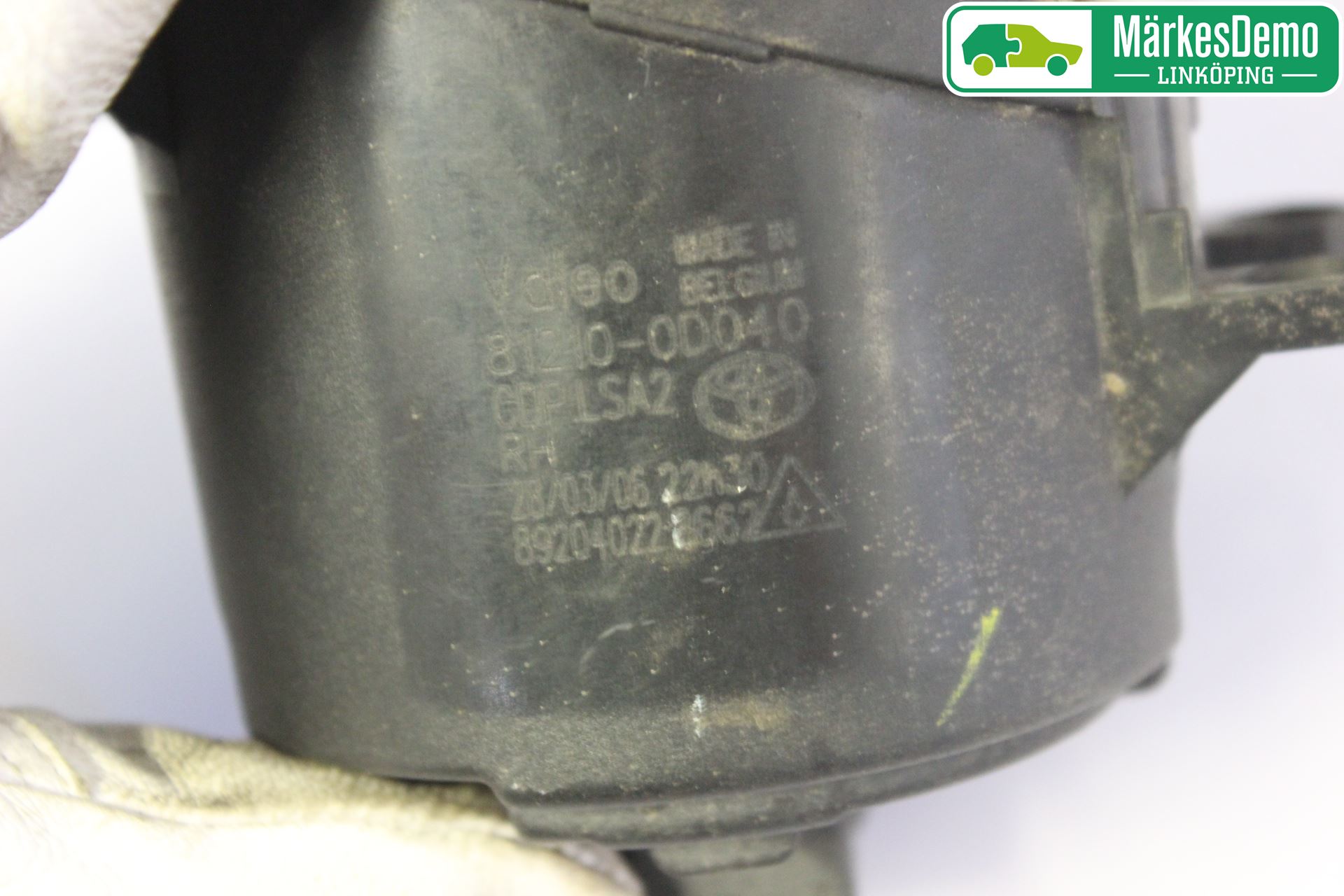 Toyota RAV 4 06-12 Frontlykt-Kurve-Tåkelys