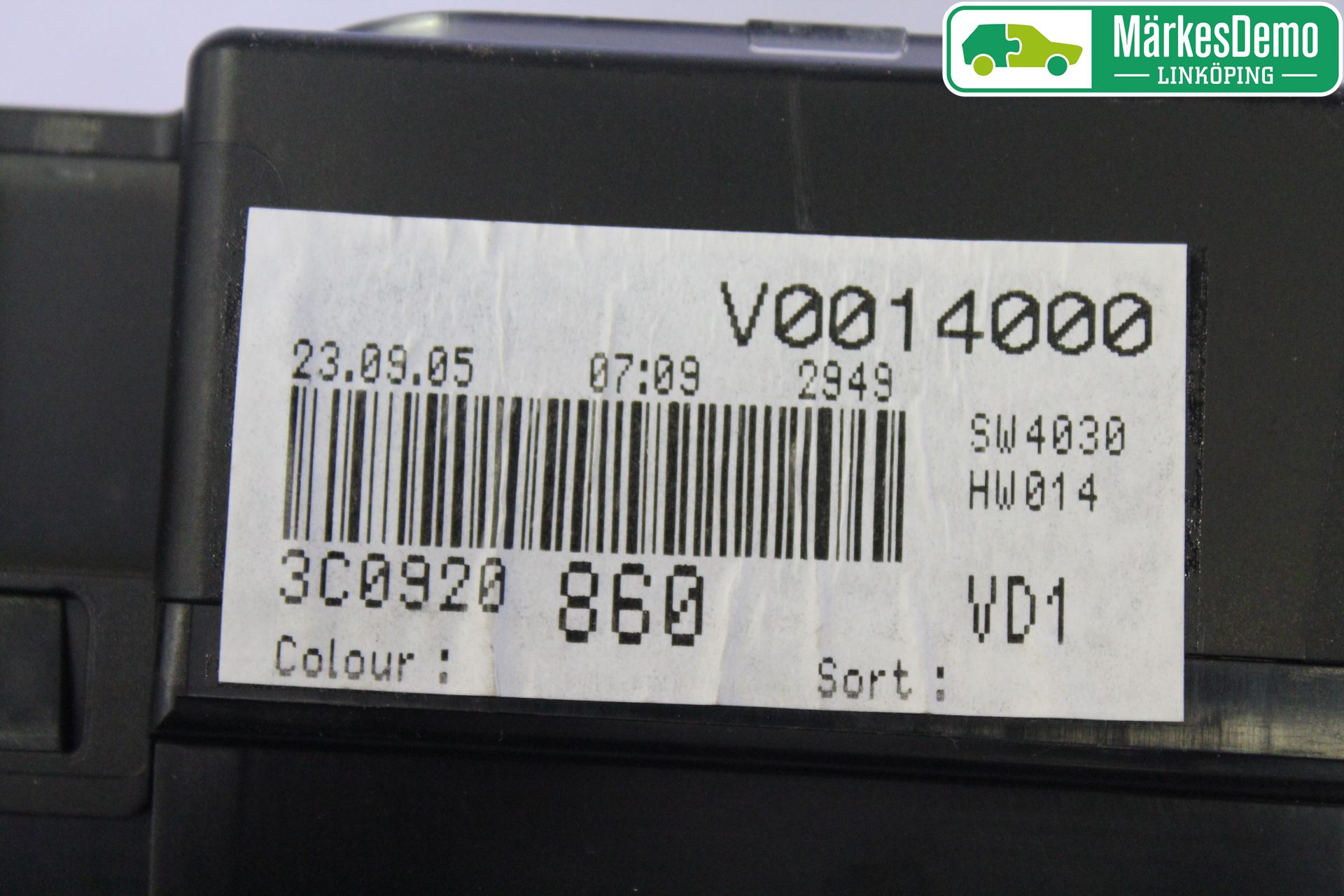 Volkswagen VW PASSAT 05-11 Instr Kombinert