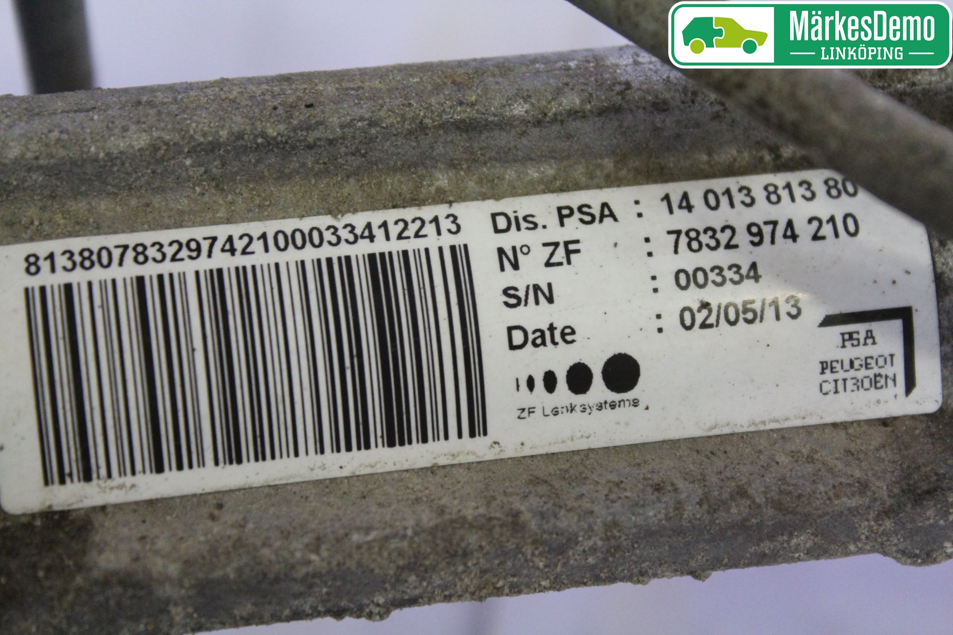 Toyota PROACE I 13-16 Servo Snekke - Tannstang