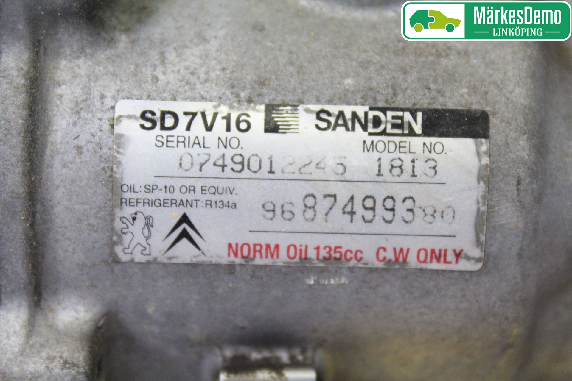 Toyota PROACE I 13-16 Varme Ac Kompressor