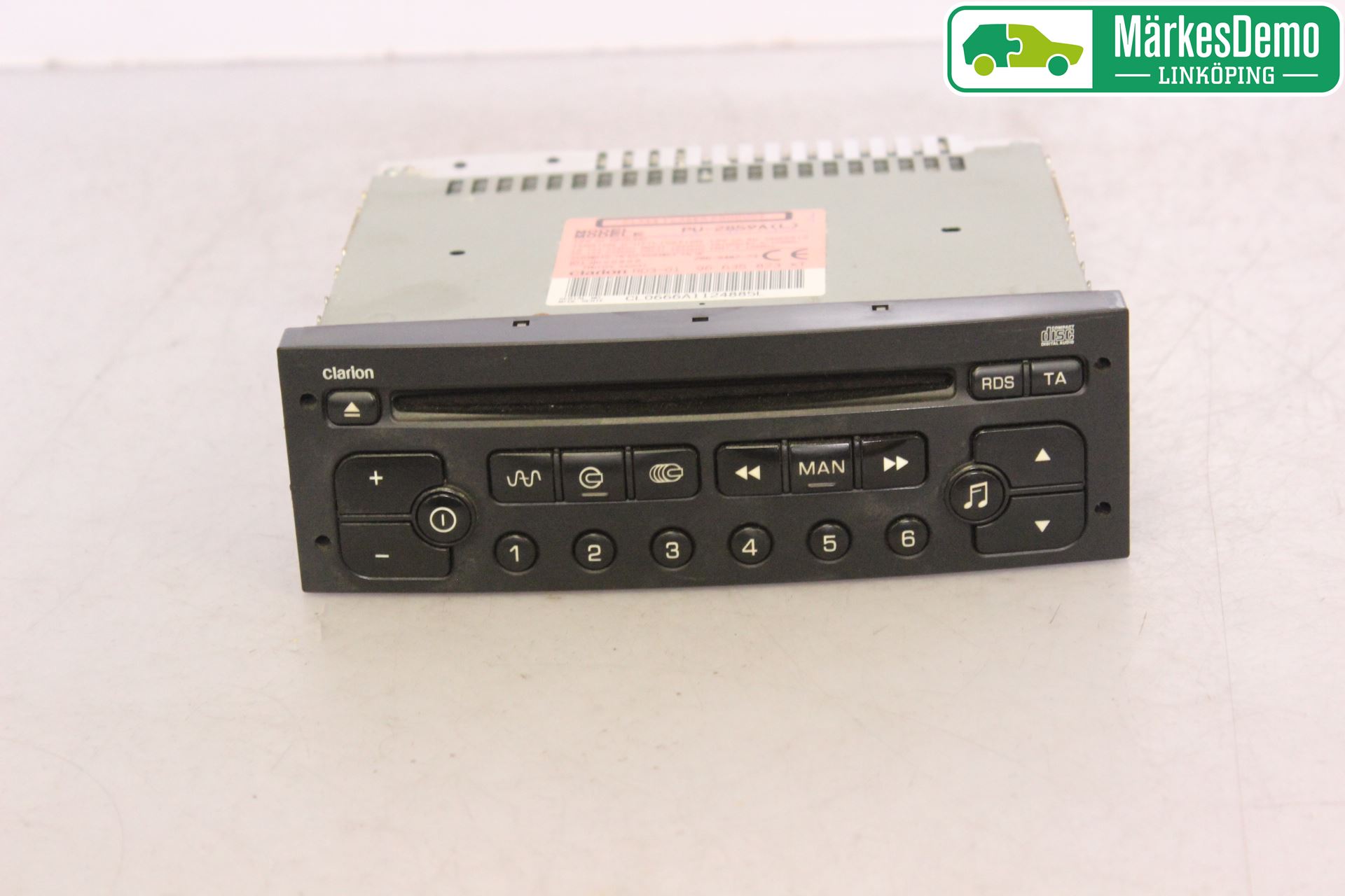 Peugeot 206+ 10-13 Stereo Radio Med Cd