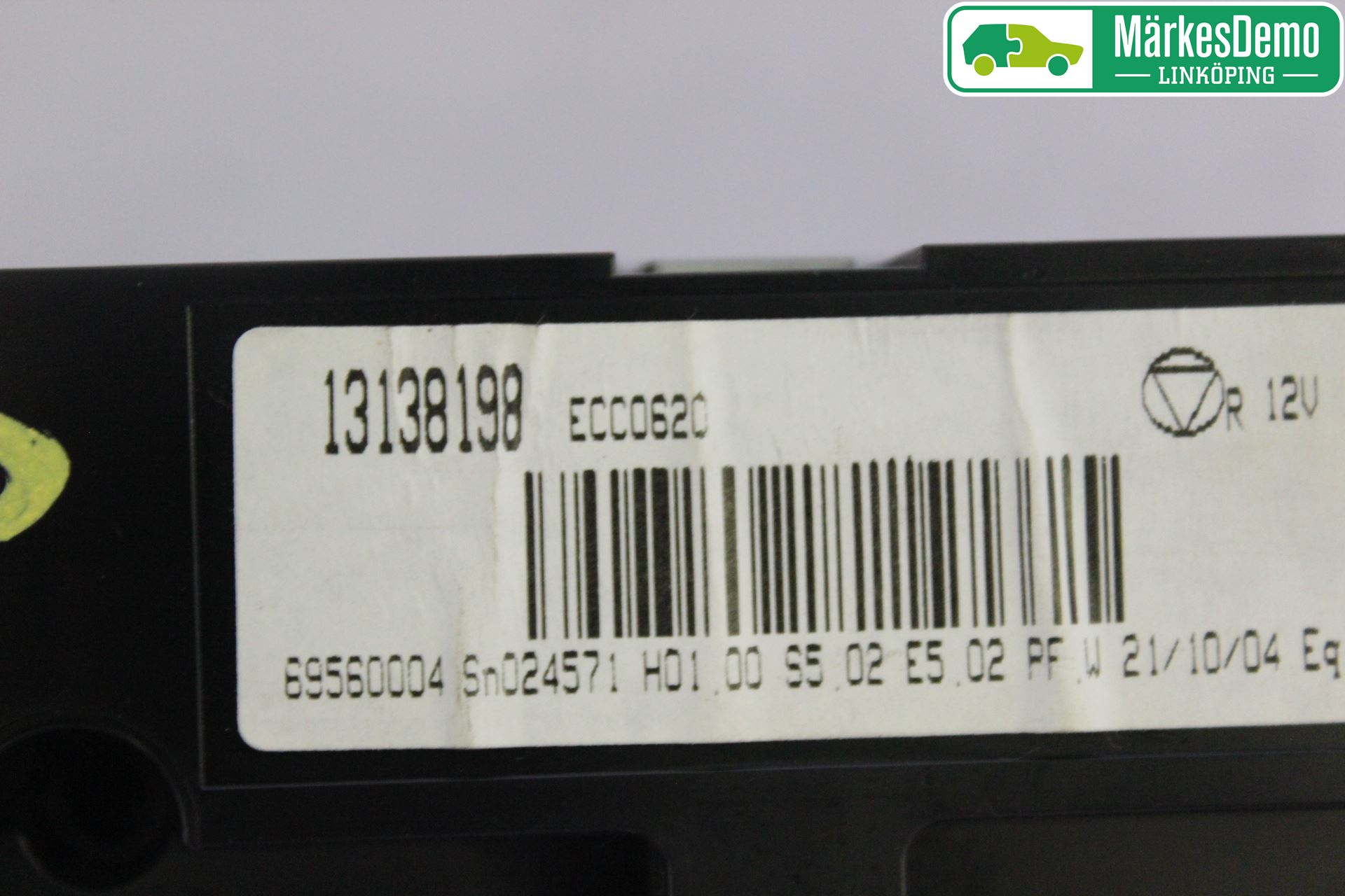Opel VECTRA C 02-05 Varme Ac Betjening-Display