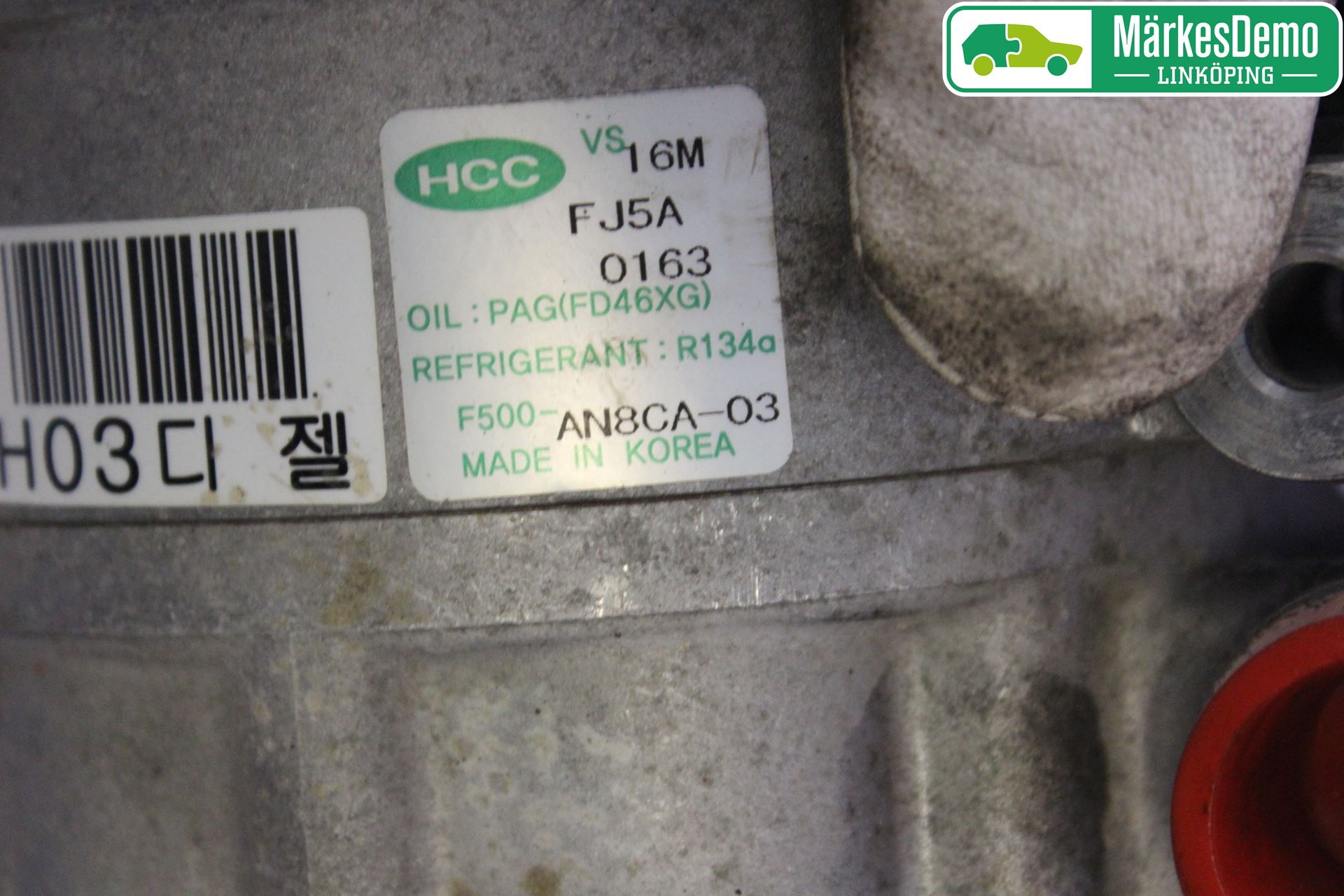 Hyundai i30 FD 07-12 Varme Ac Kompressor