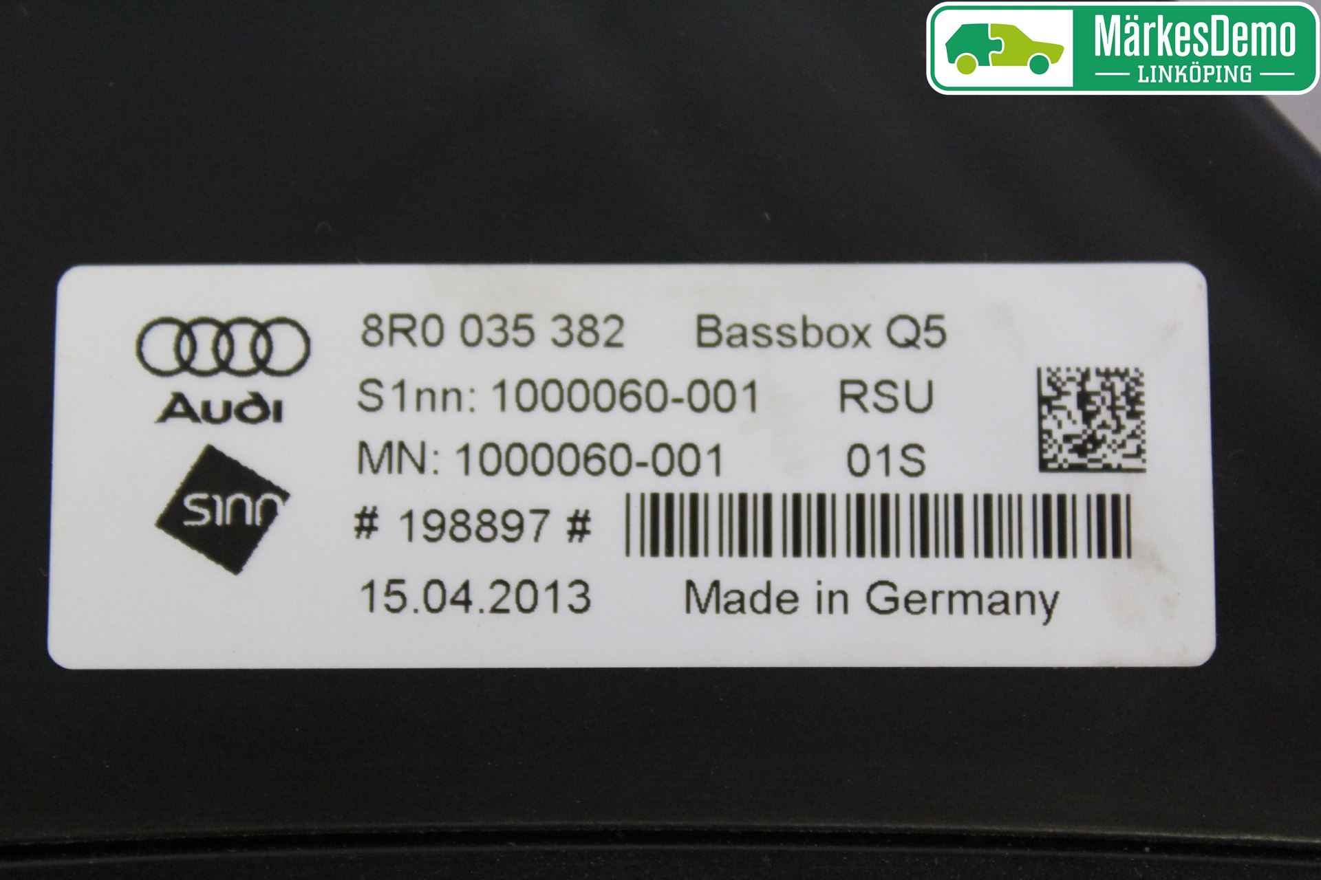 Audi Q5 09-16 Innr Høyttaler