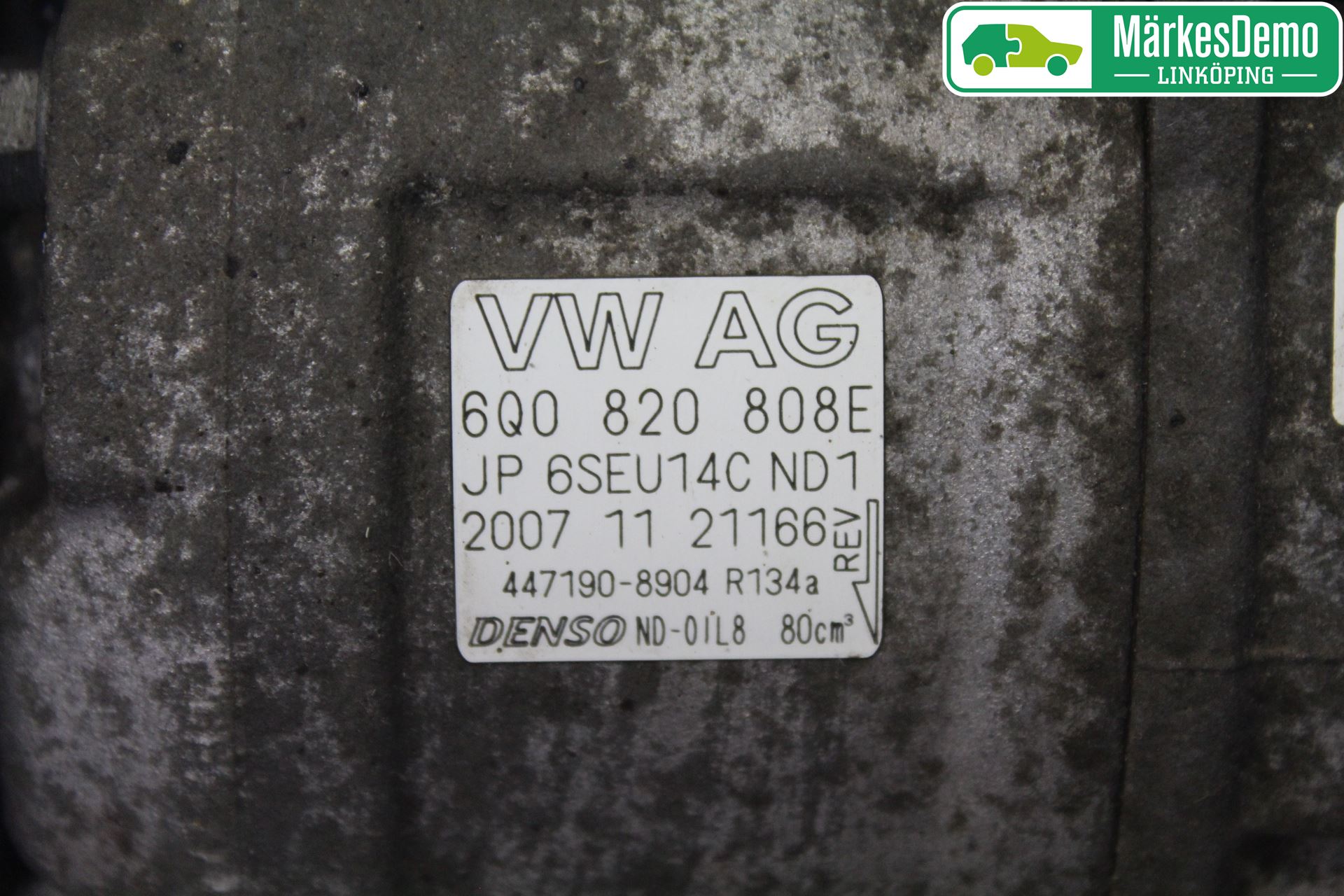 Volkswagen VW POLO 05-09 Varme Ac Kompressor