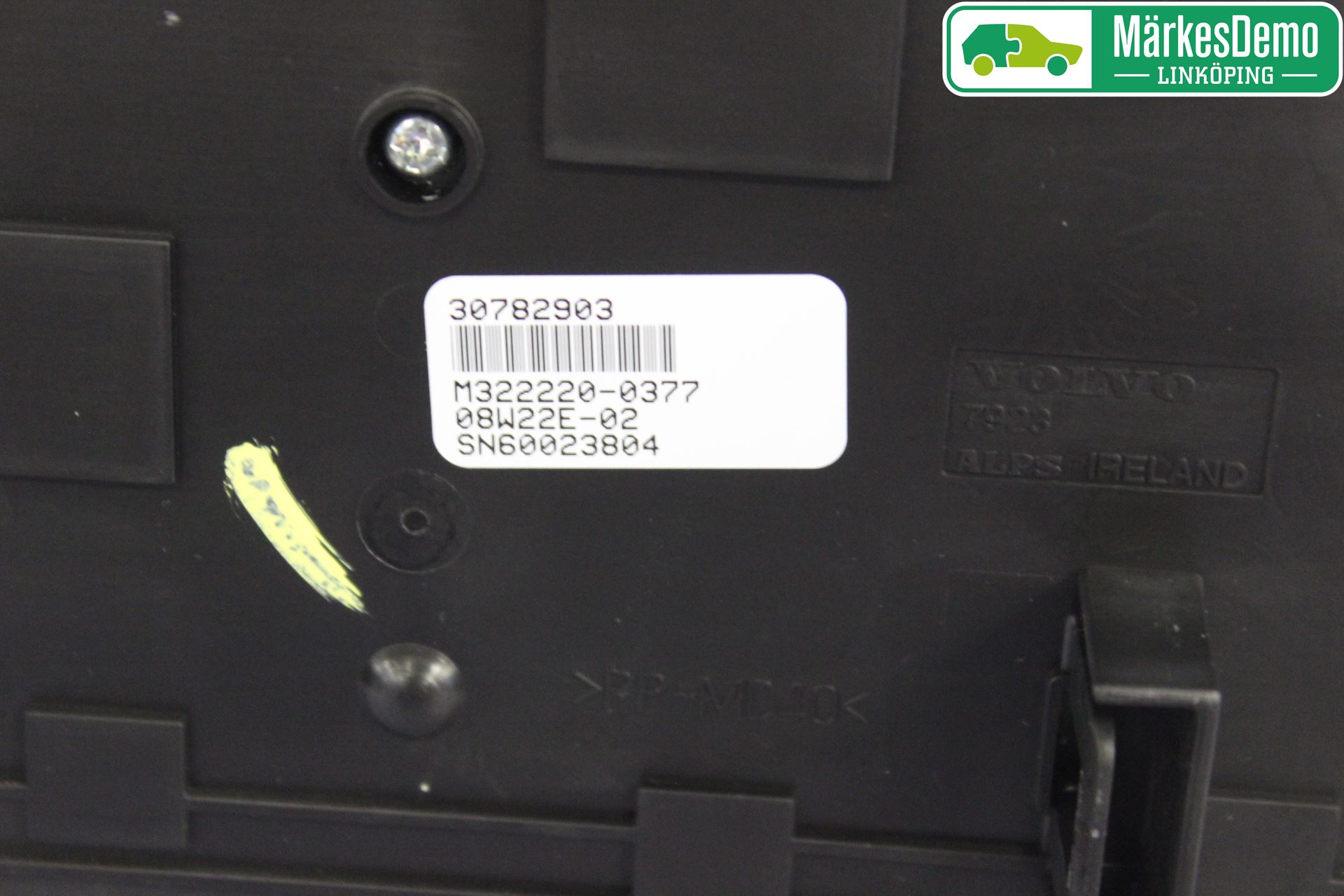 Volvo V70 08-13 Varme Ac Betjening-Display