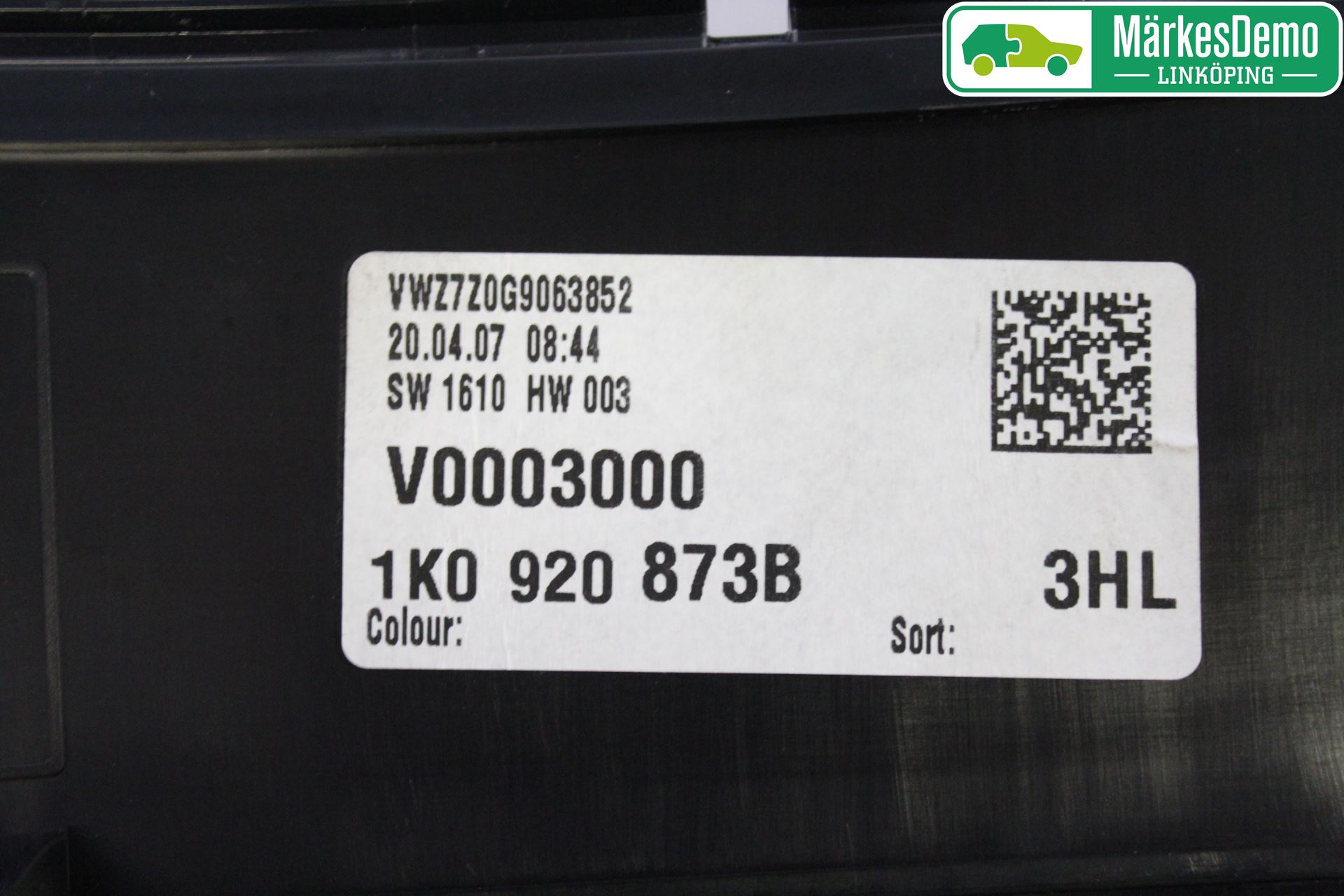 Volkswagen VW GOLF V 04-09 Instr Kombinert