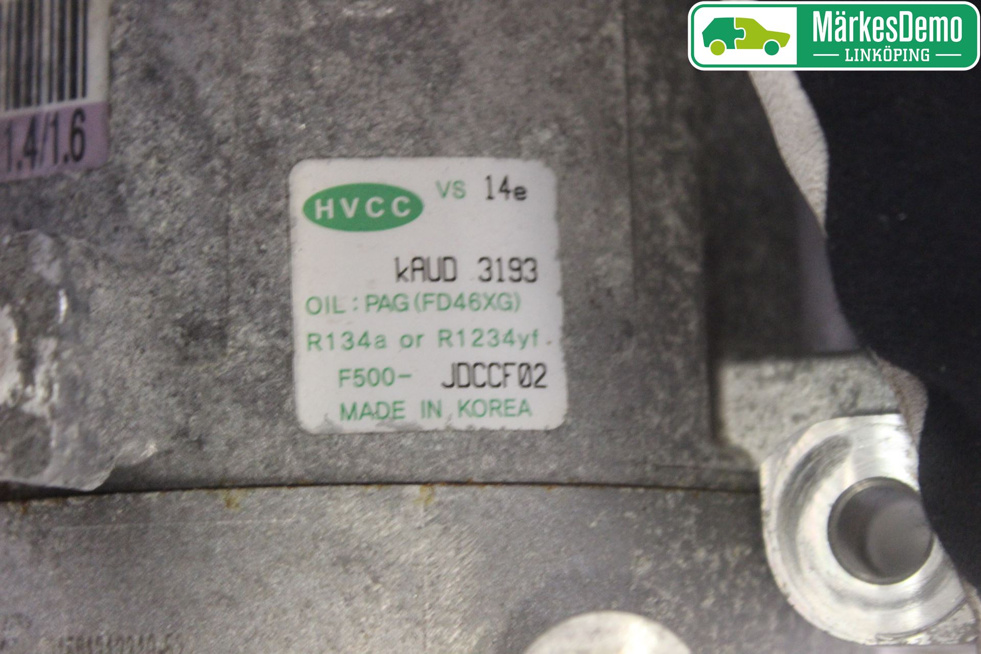 Kia CEED 12-18 Varme Ac Kompressor