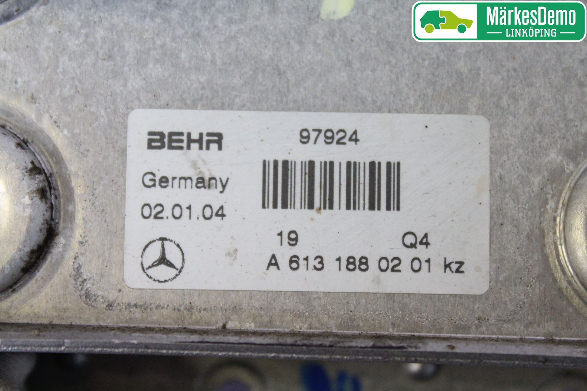 Mercedes-Benz MB E-KLASS (W211) 02-09 Radiator Oljekjøler Motor