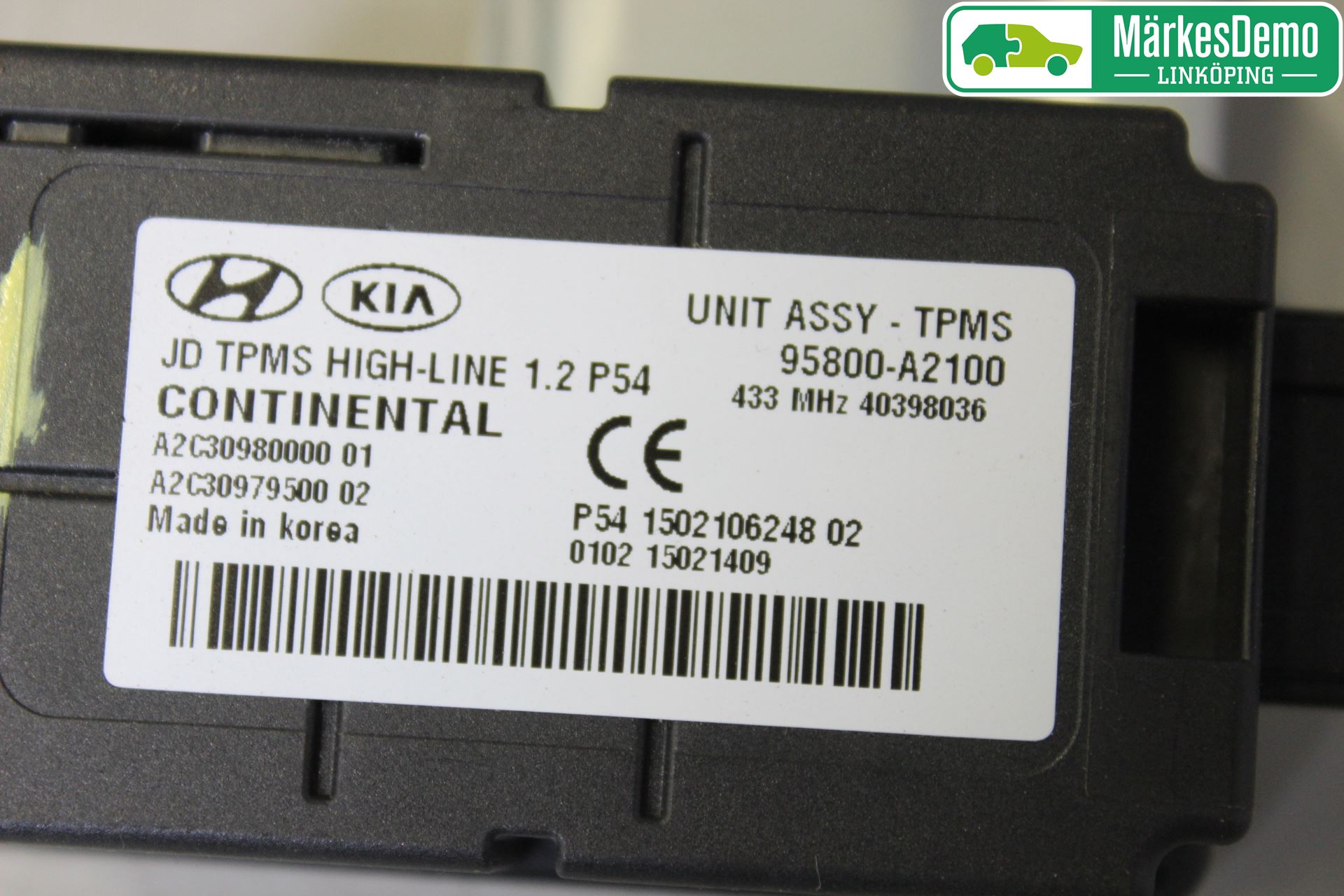 Kia CEED 12-18 Giver Dekktrykk