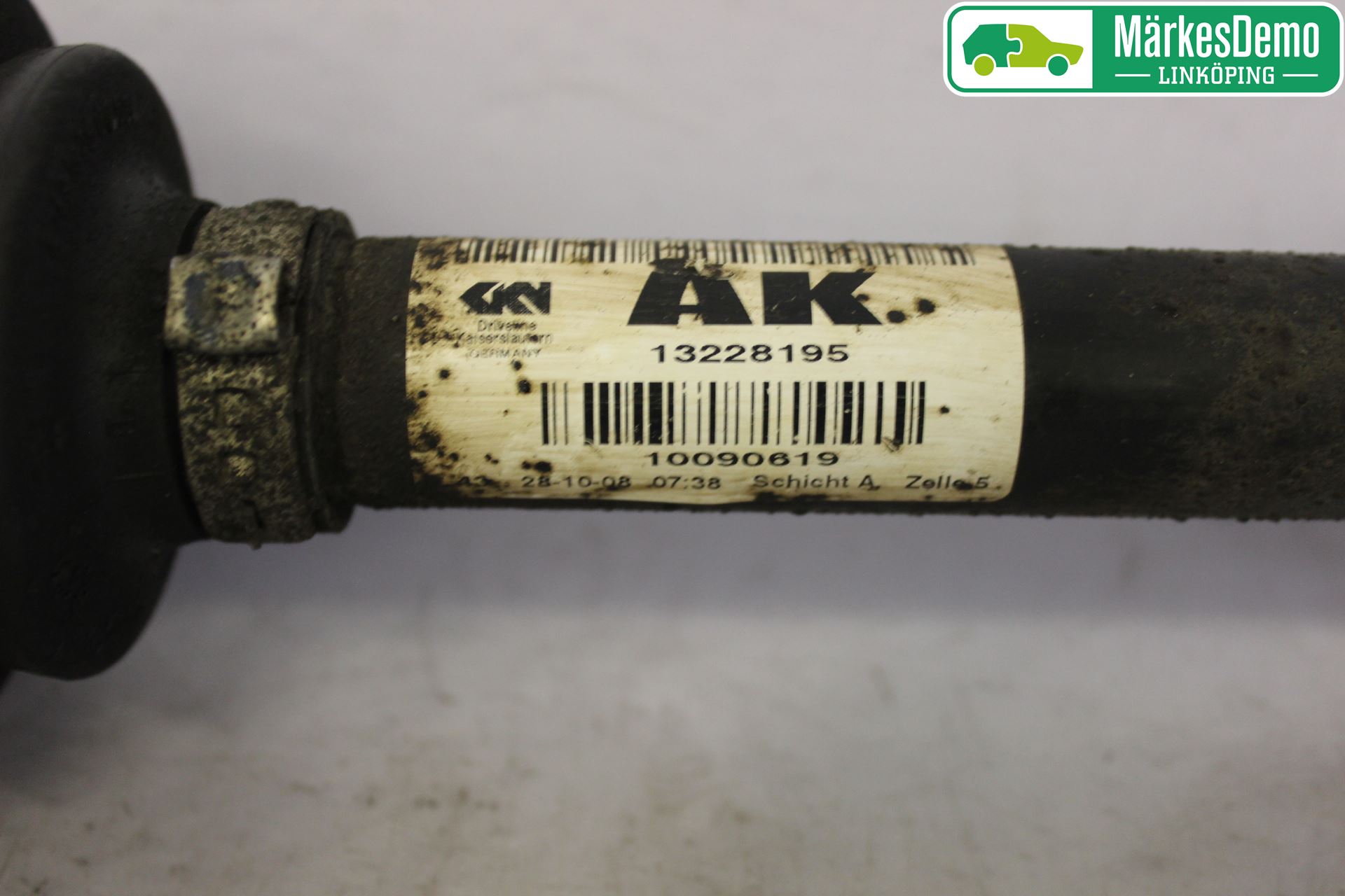Opel INSIGNIA 09-16 Drivaksel Foran Kompl Venstre