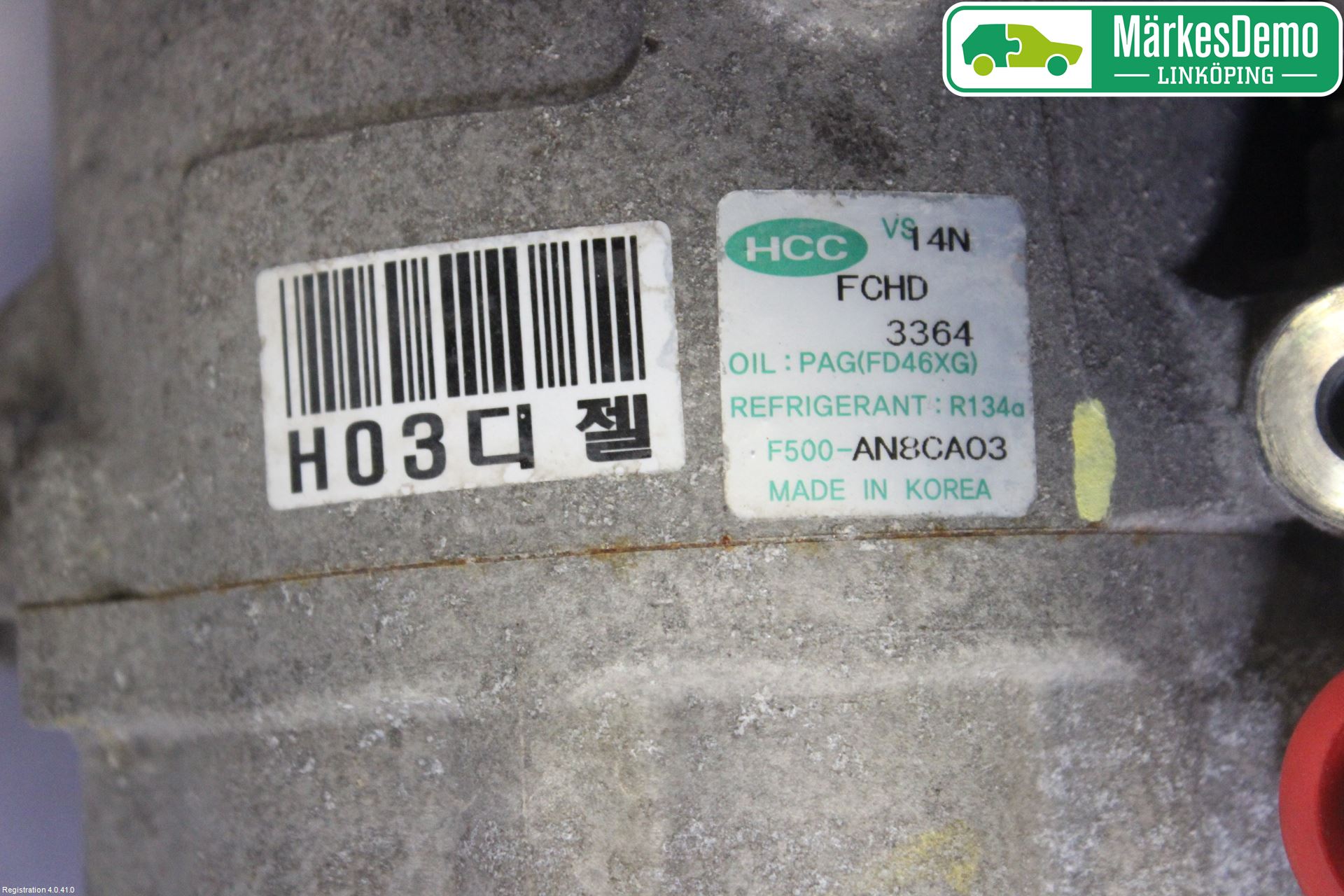 Kia CEED 06-12 Varme Ac Kompressor
