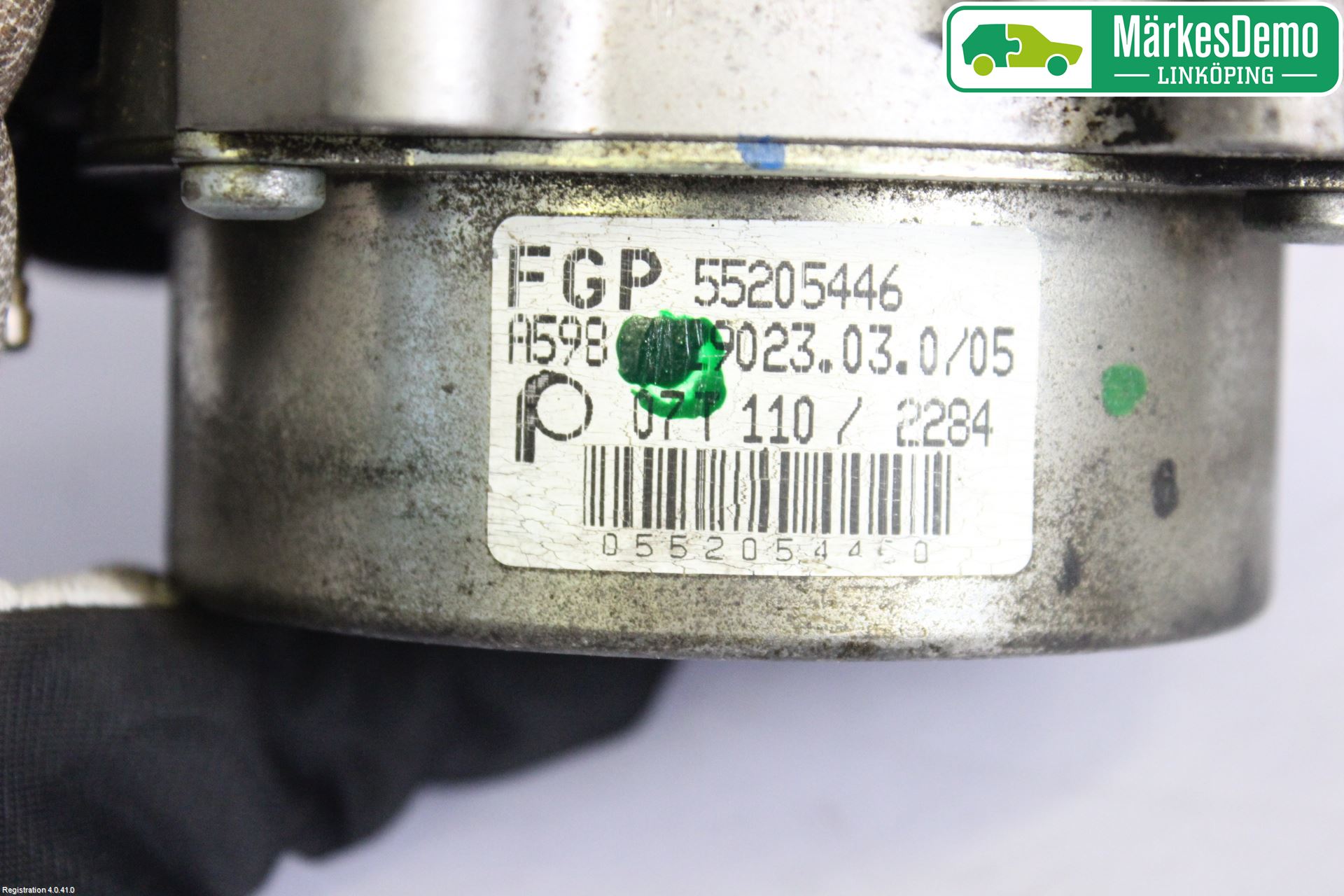 Saab 9-5     06-10 Vacuumpumpe