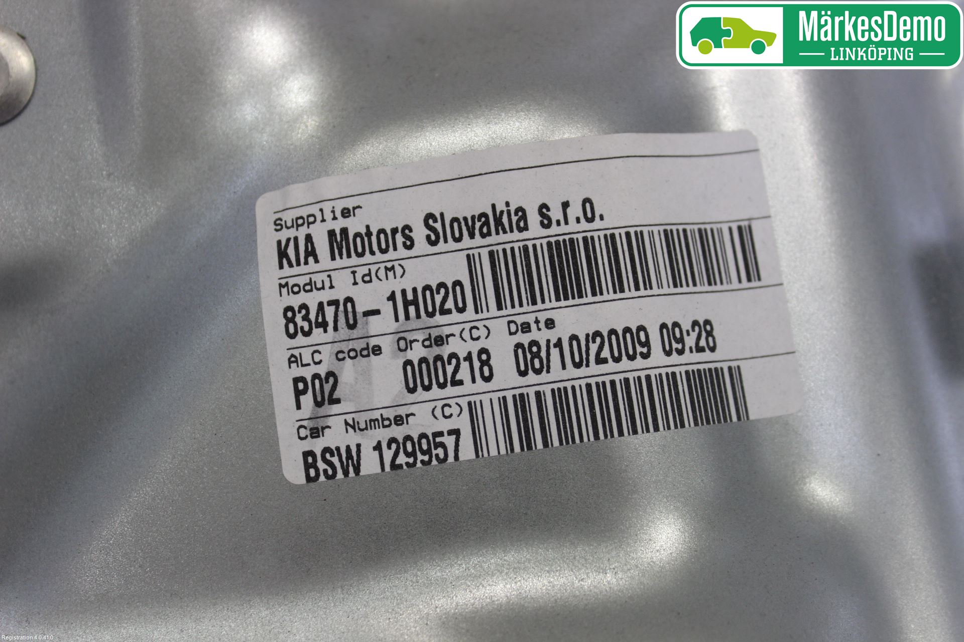 Kia CEED 06-12 Vindusheis