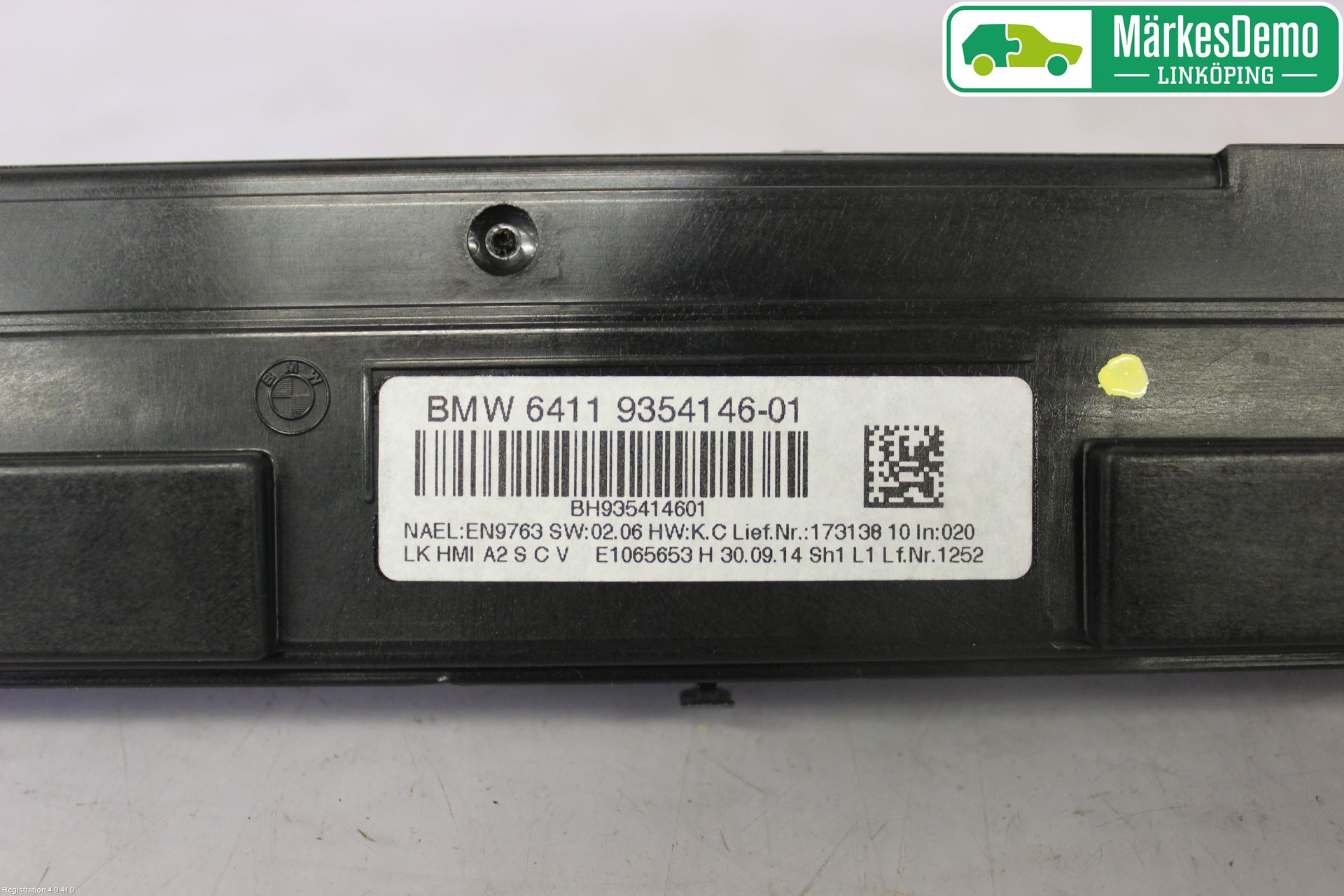 BMW 1 F20/F21 11-19 Varme Ac Betjening-Display