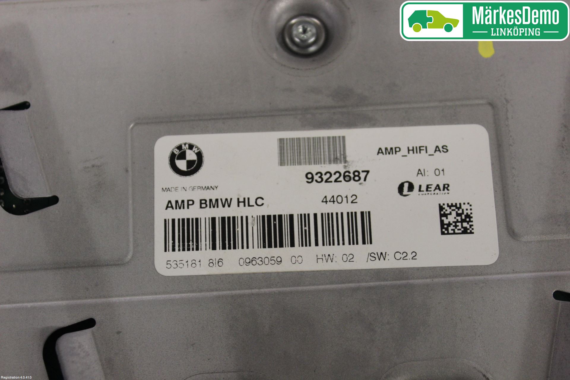 BMW 1 F20/F21 11-19 Stereo Forsterker