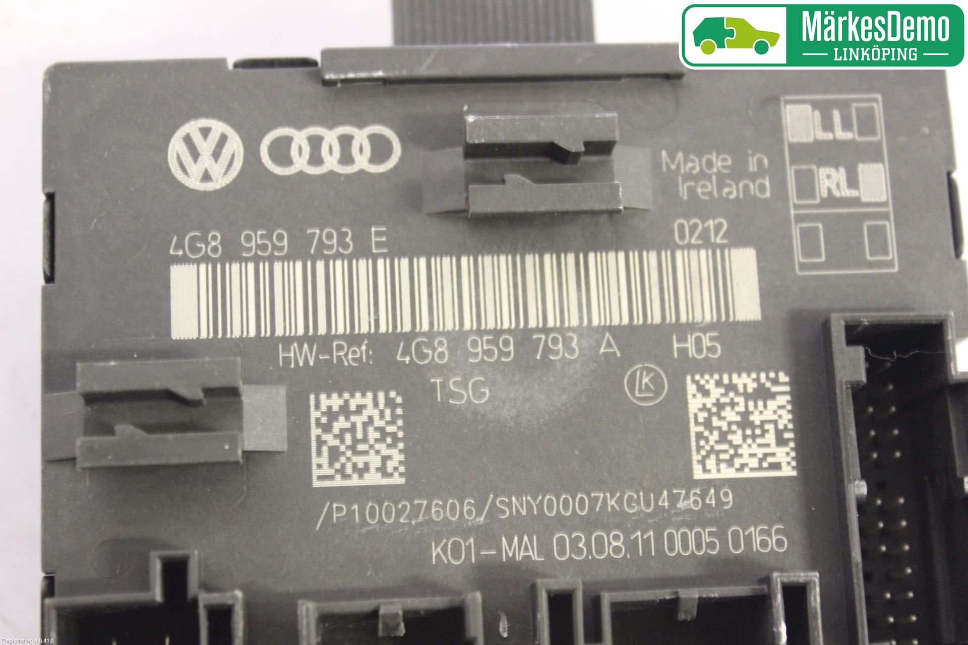 Audi A6/S6 4G 11-18 Styreenhet Dør