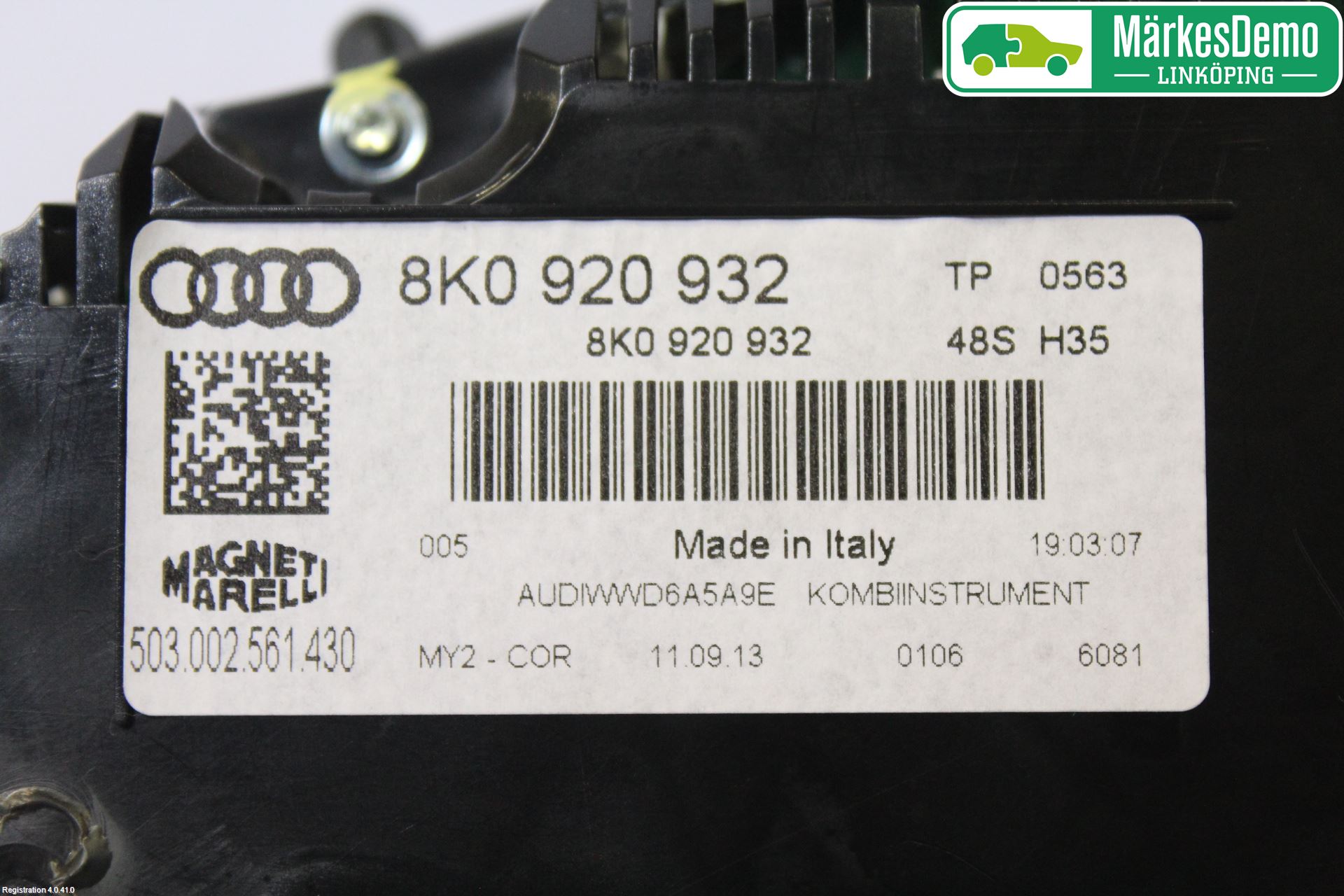 Audi A4 12-15 Instr Kombinert