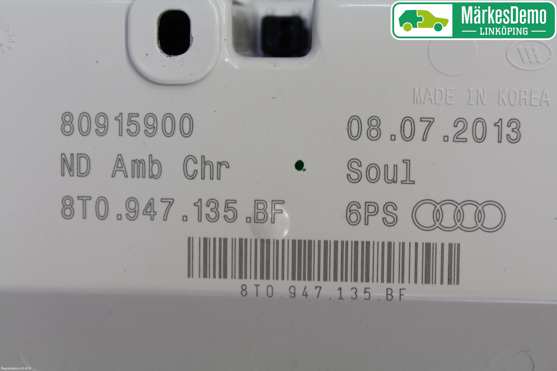 Audi A4 12-15 Innr Taklys