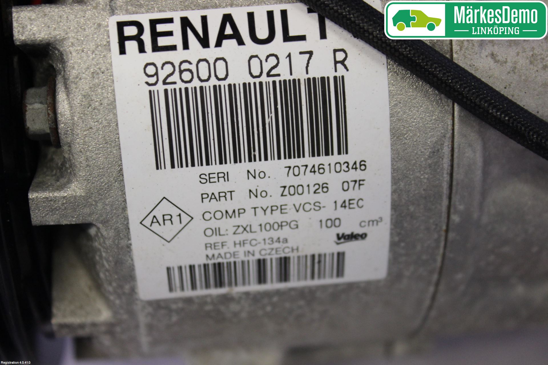 Renault CAPTUR 13-19 Varme Ac Kompressor