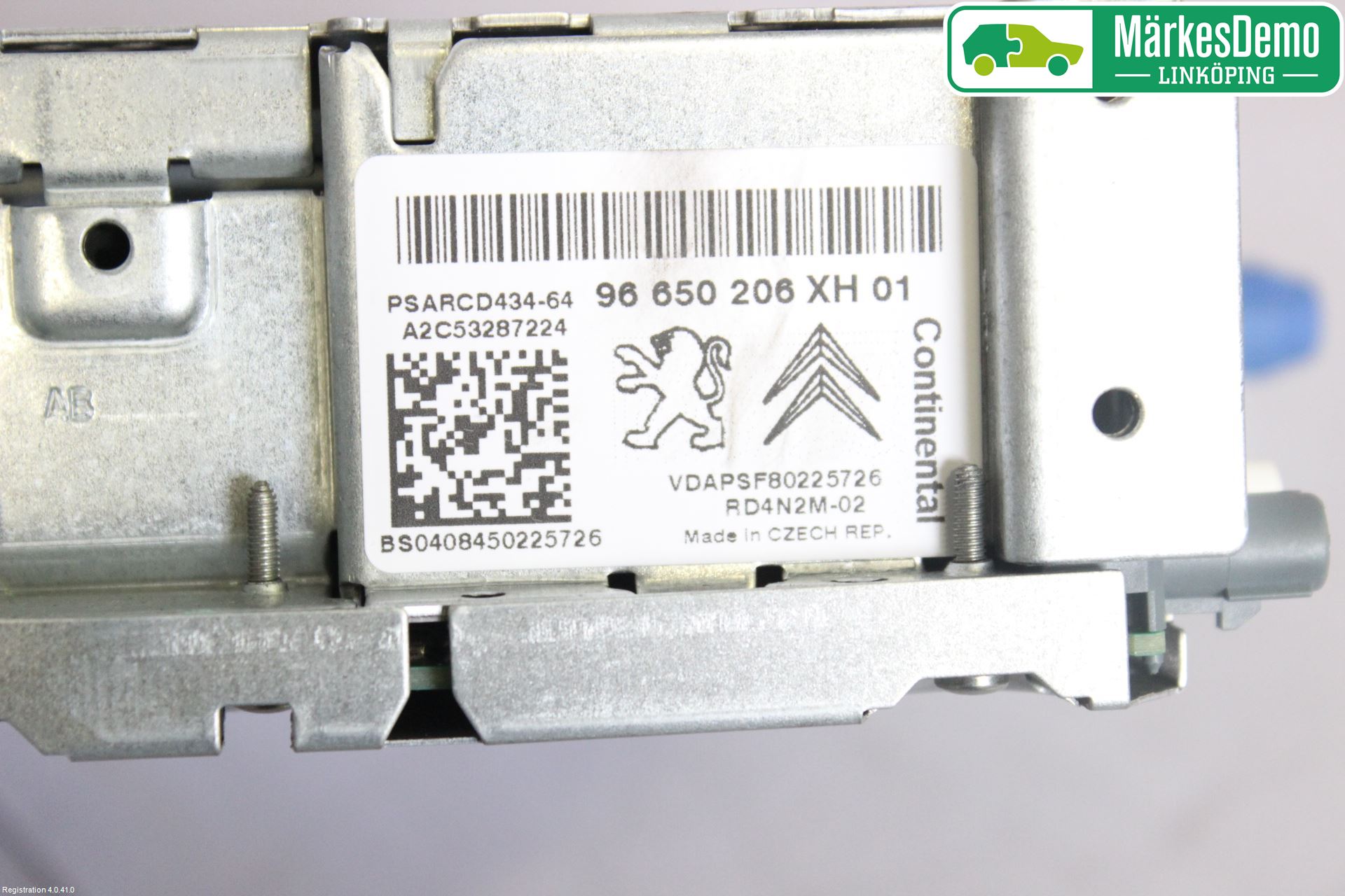 Peugeot 308 08-13 Stereo Radio Med Cd