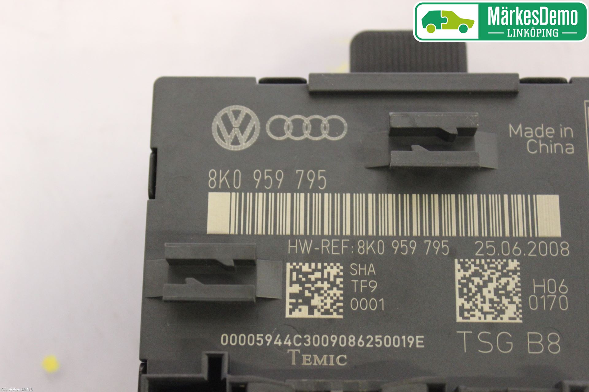 Audi A4/S4 08-11 Styreenhet Dør