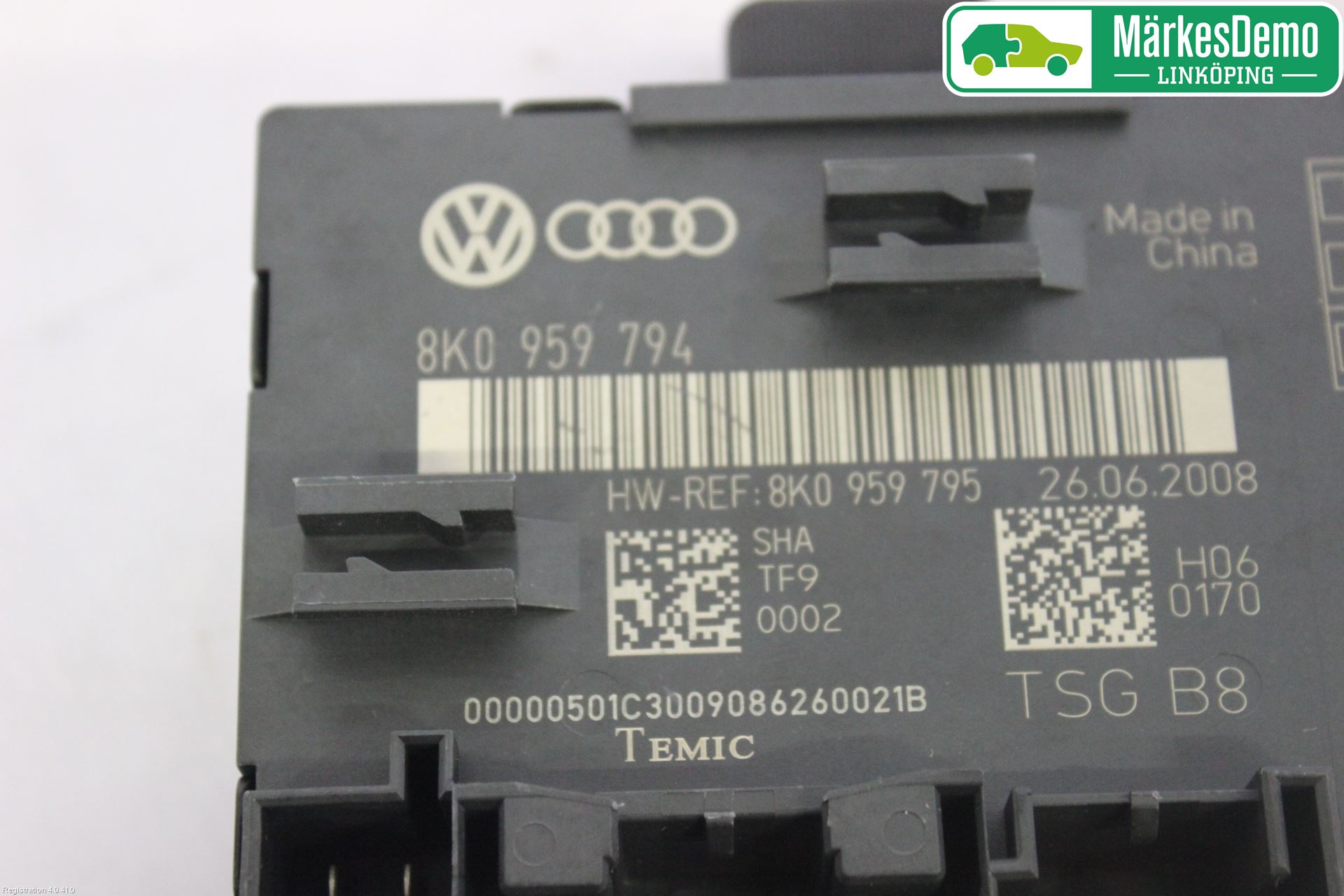 Audi A4/S4 08-11 Styreenhet Dør