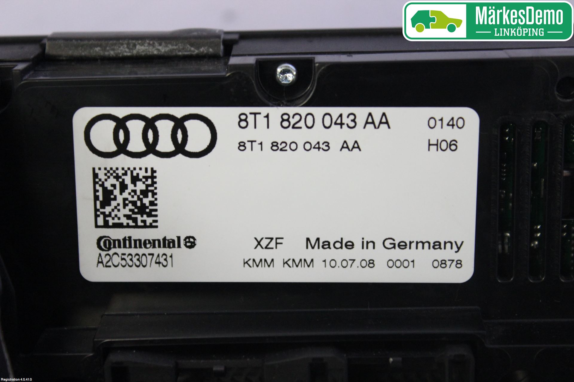 Audi A4/S4 08-11 Varme Ac Betjening-Display