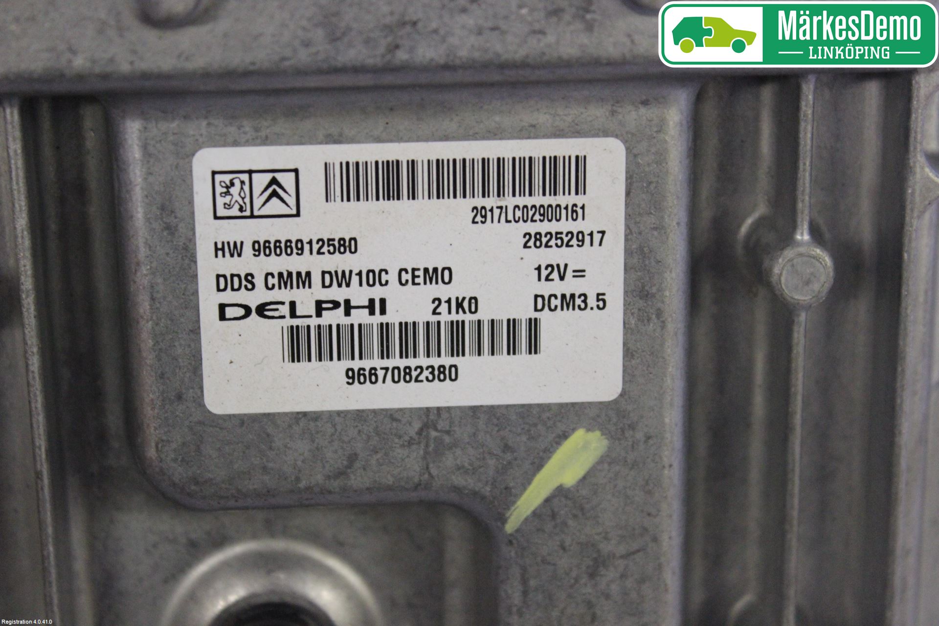 Citroen C5 08-17 Styreenhet Dieselpumpe