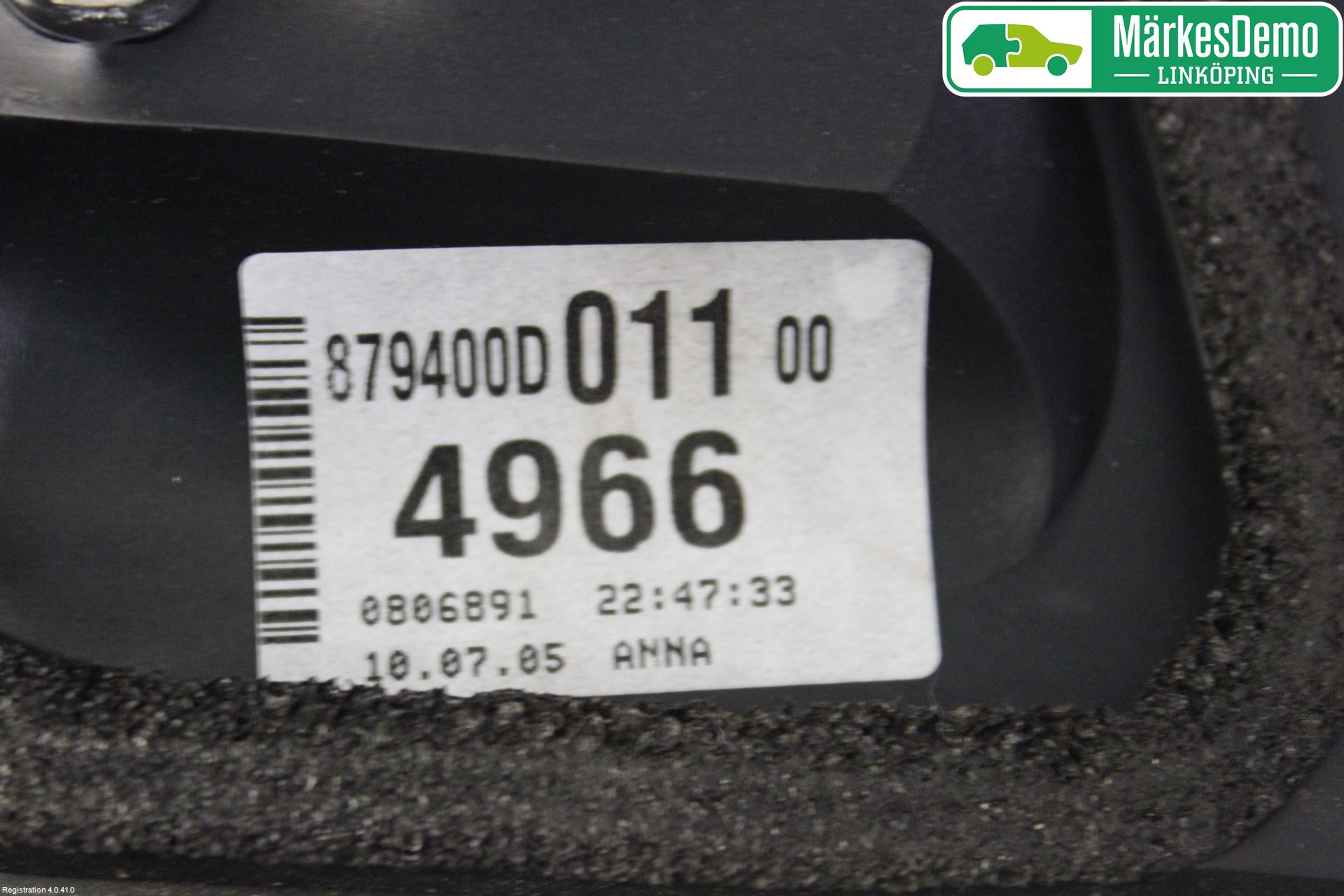 Toyota YARIS P1 03-05 Speil V M-Innvjustering