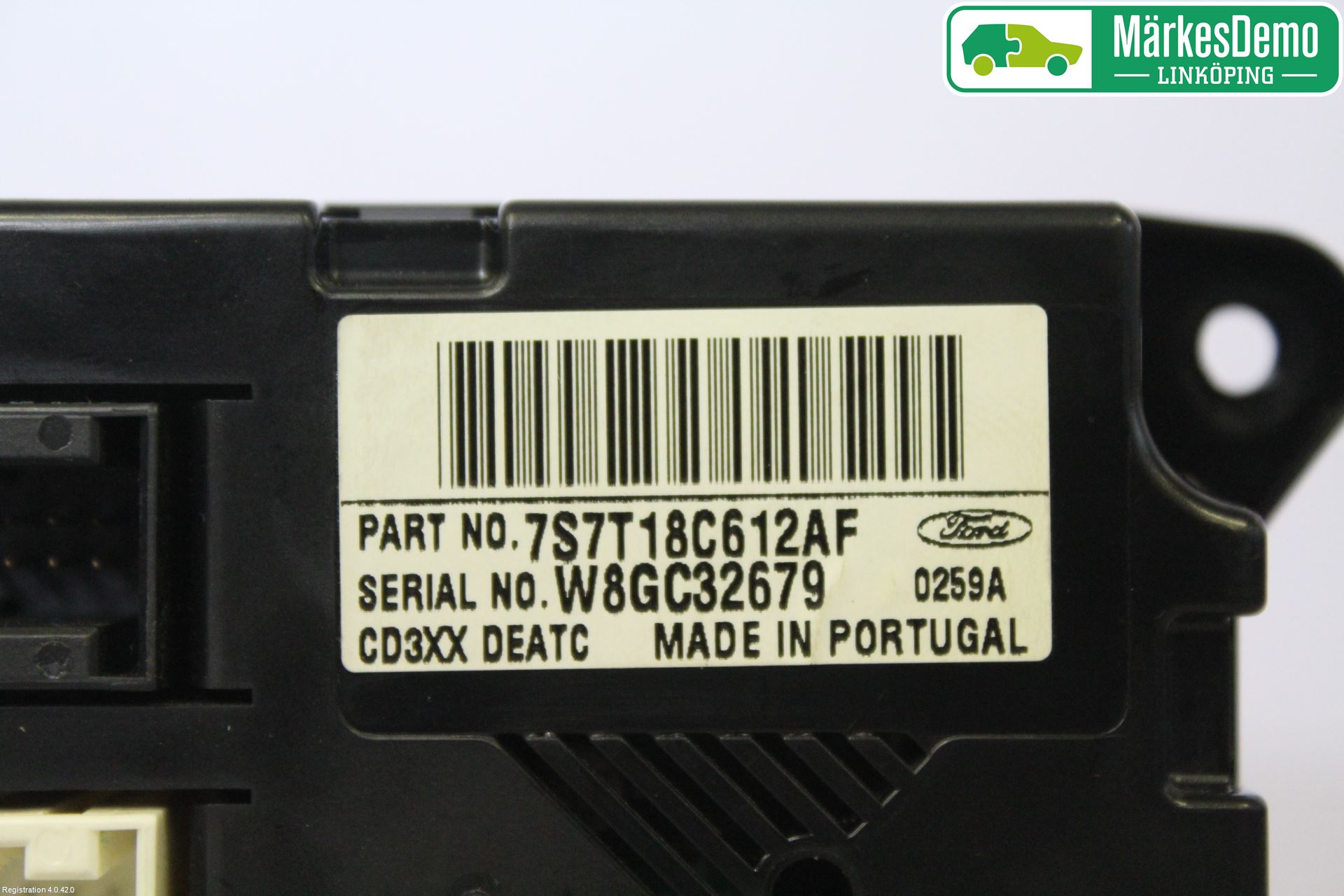 Ford S-MAX 06-15 Varme Ac Betjening-Display