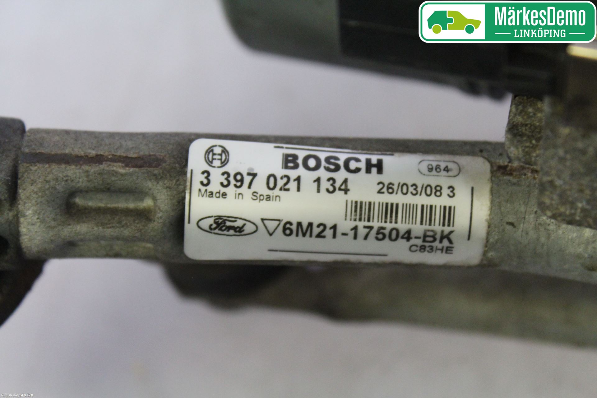 Ford S-MAX 06-15 Viskermotor Frontrute