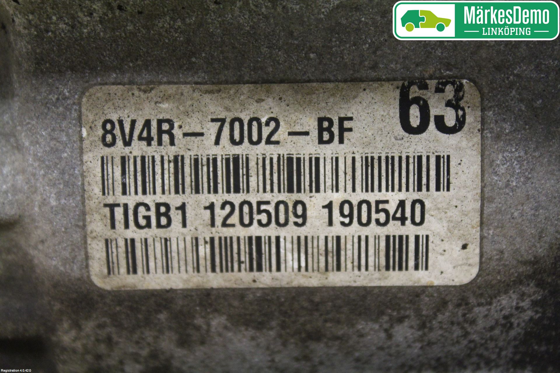 Ford KUGA 08-12 Gearkasse 6 Trinn