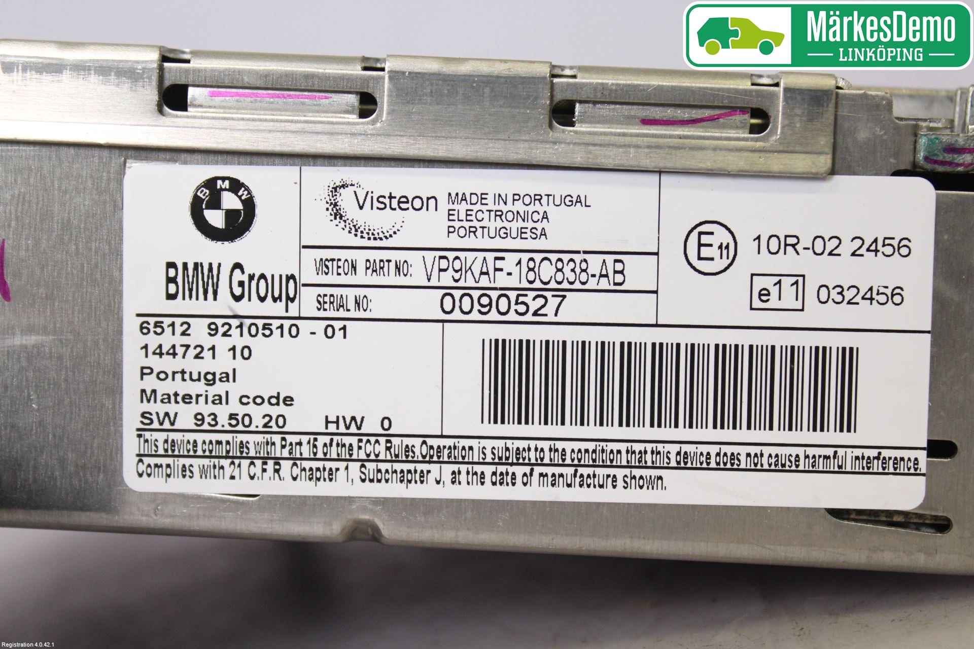 BMW 1 E87/81 5D/3D 03-11 Stereo Radio Med Cd