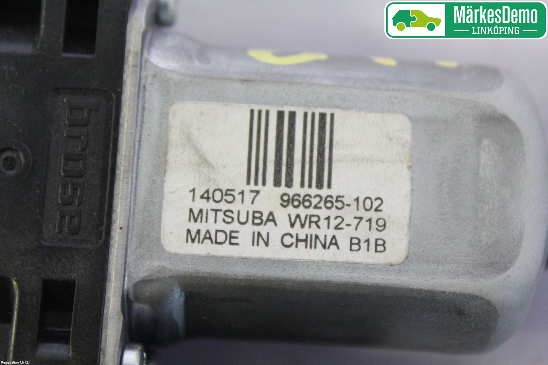 Volvo V70 14-16 Vindusheismotor