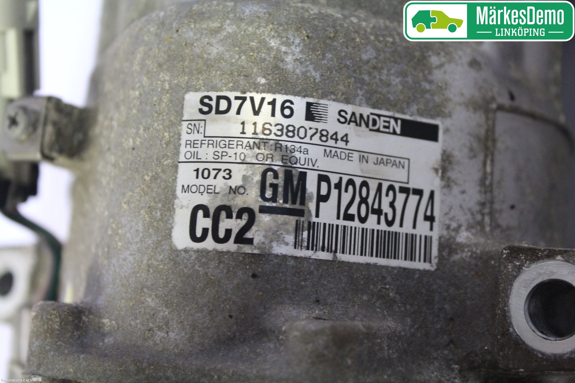 Saab 9-3 VER2/VER3 08-15 Varme Ac Kompressor