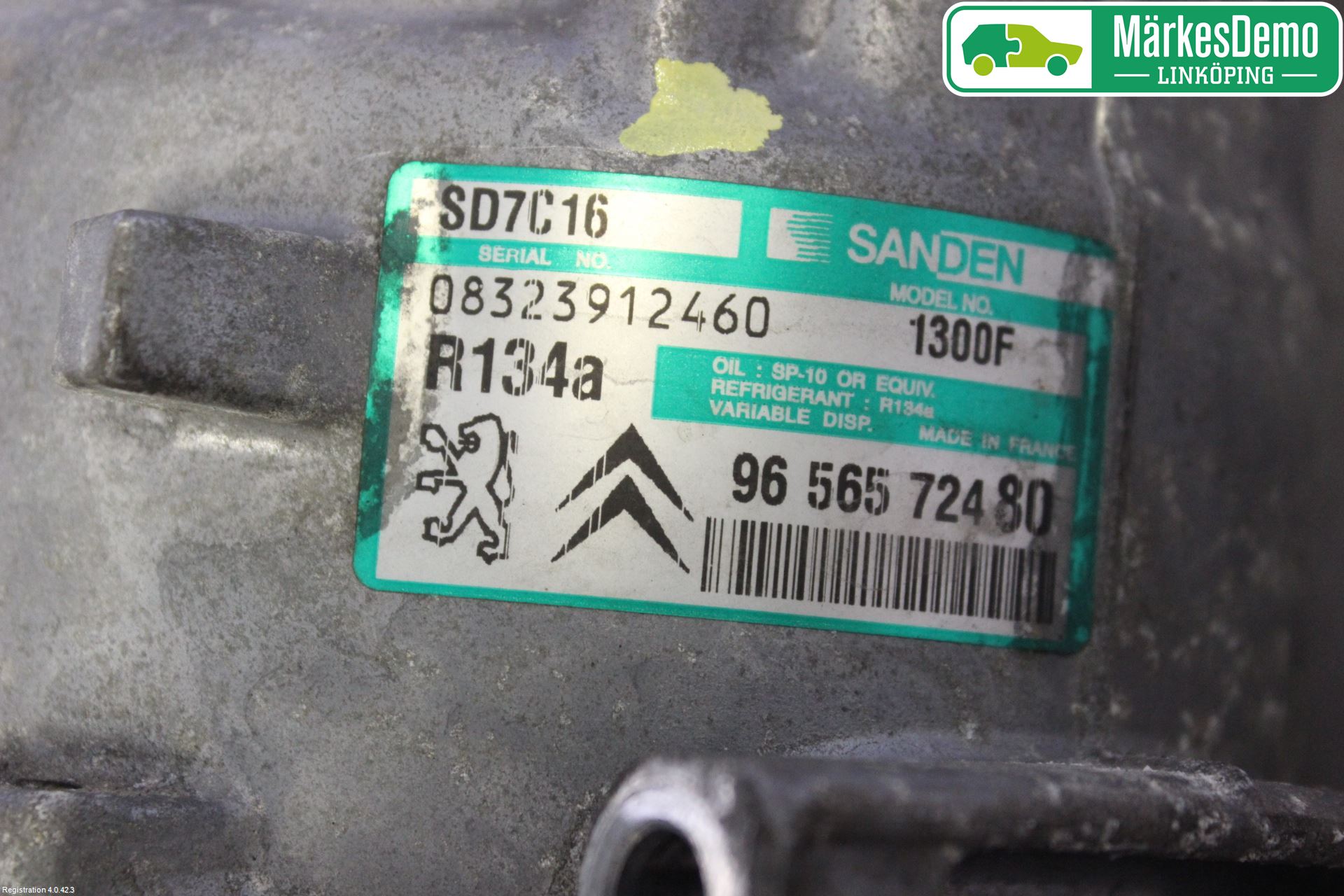 Peugeot 407 Varme Ac Kompressor