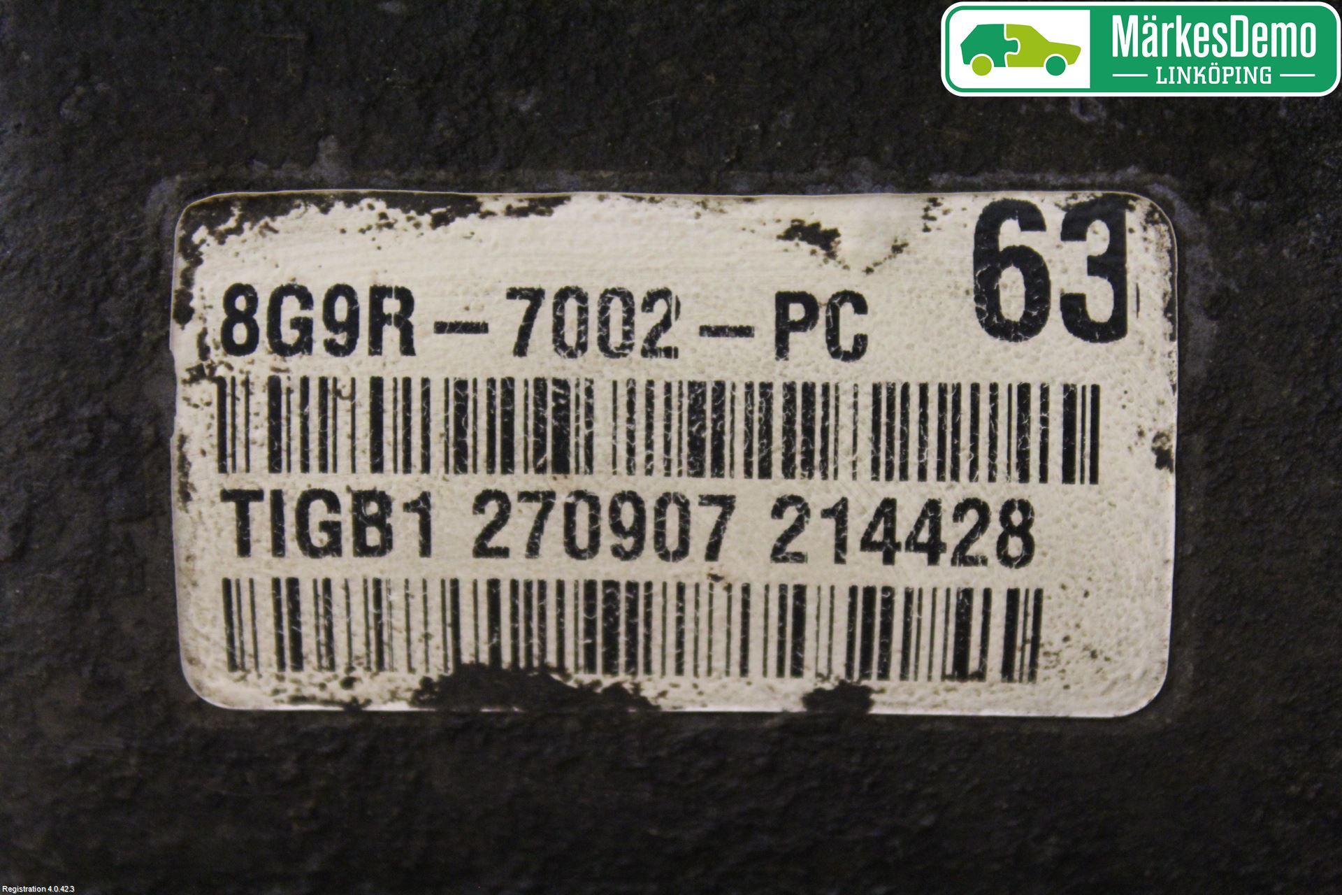 Volvo V50 08-12 Gearkasse 6 Trinn