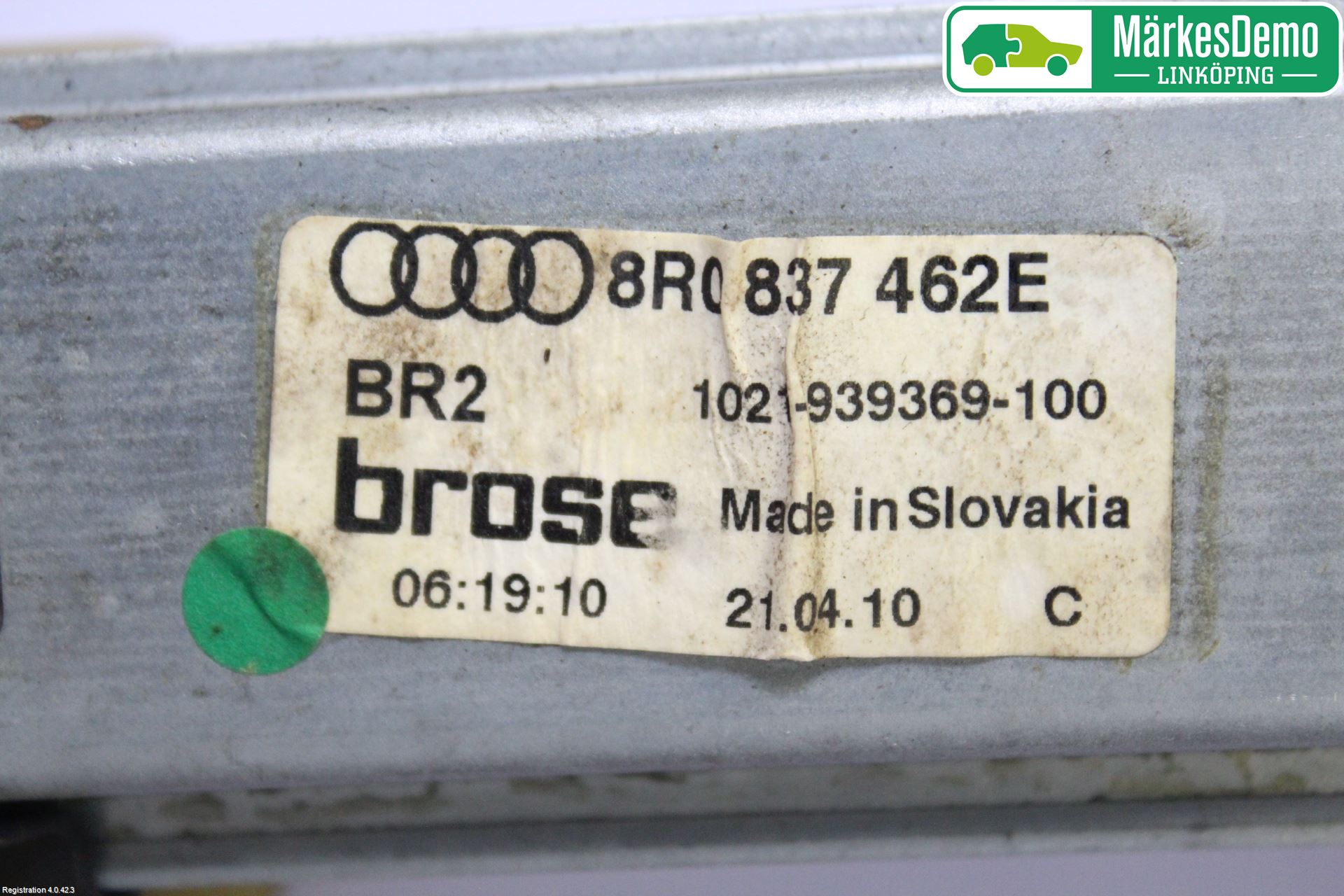 Audi Q5 09-16 Vindusheis