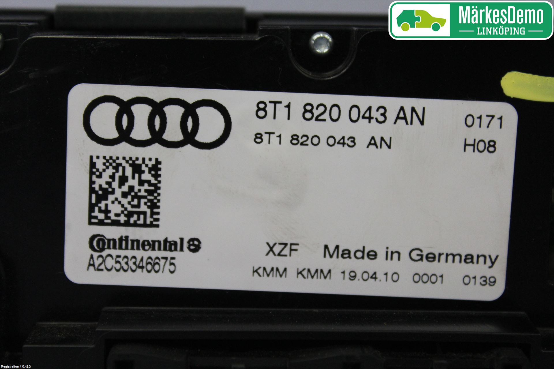 Audi Q5 09-16 Varme Ac Betjening-Display