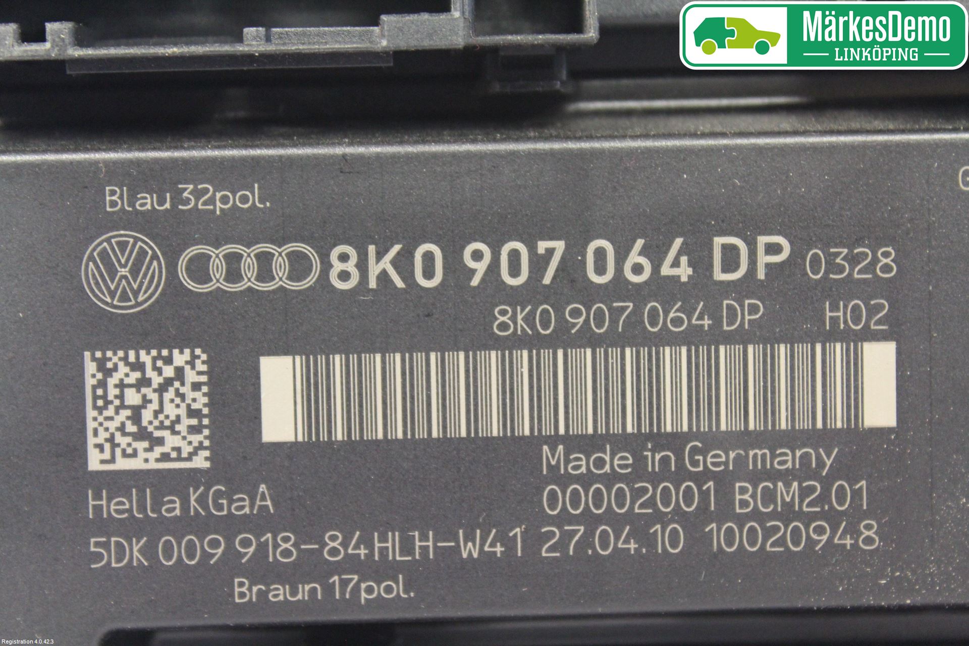 Audi Q5 09-16 Styreenhet Klima